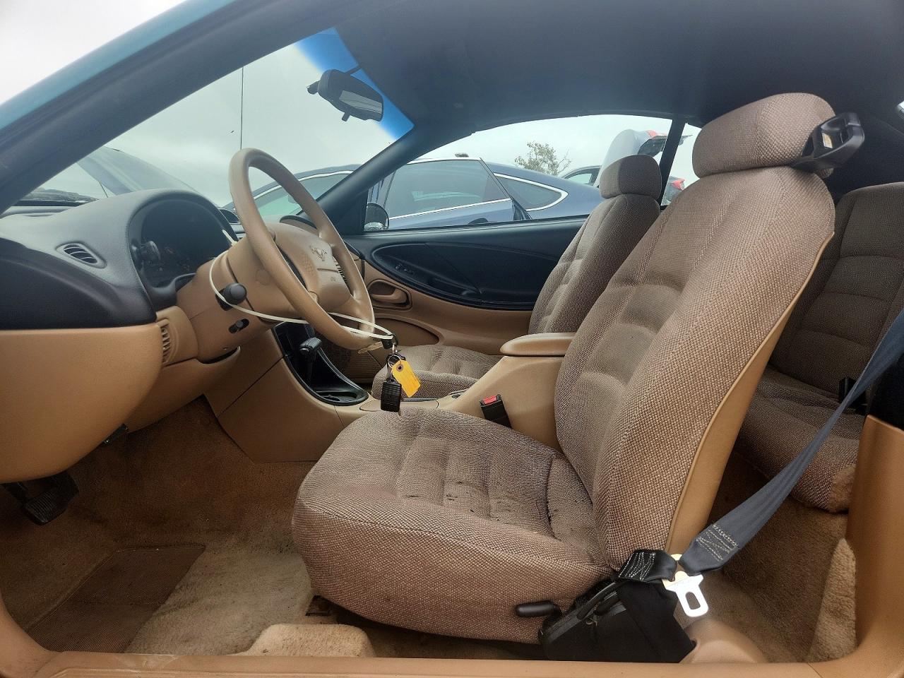 1996 Ford Mustang Бирюзовый vin: 1FALP444XTF200873