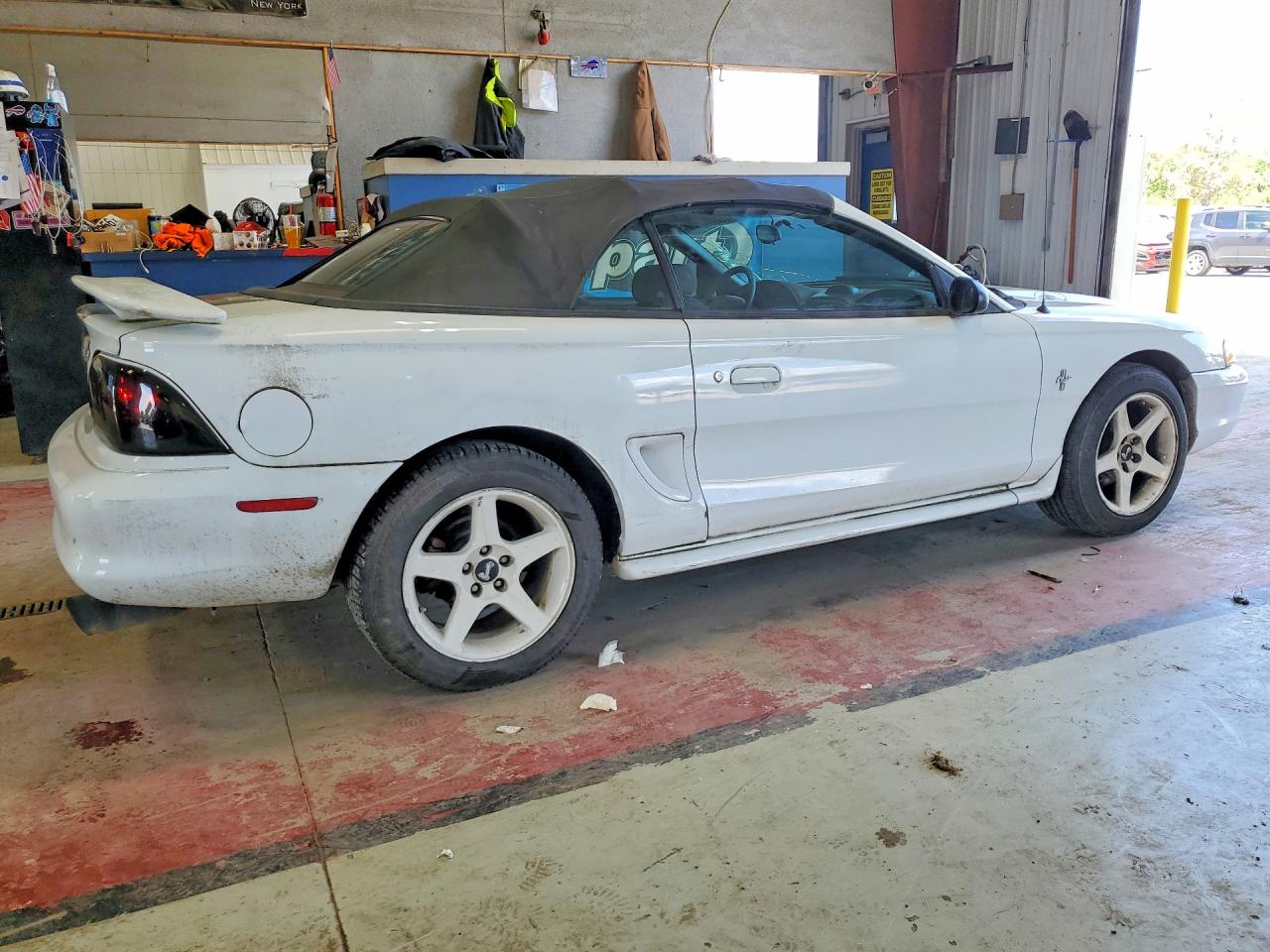 1996 Ford Mustang White vin: 1FALP444XTF221089