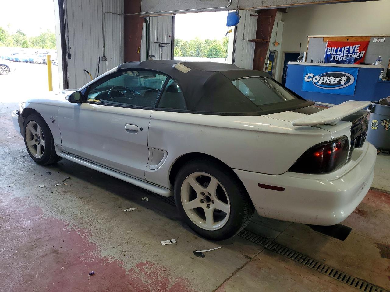 1996 Ford Mustang White vin: 1FALP444XTF221089