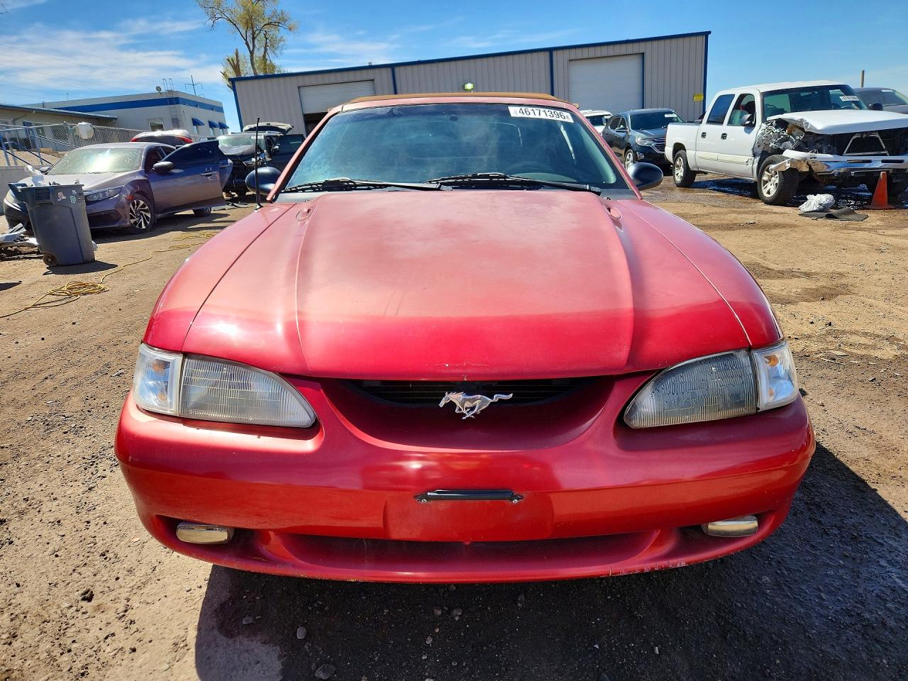 1997 Ford Mustang Red vin: 1FALP444XVF201105