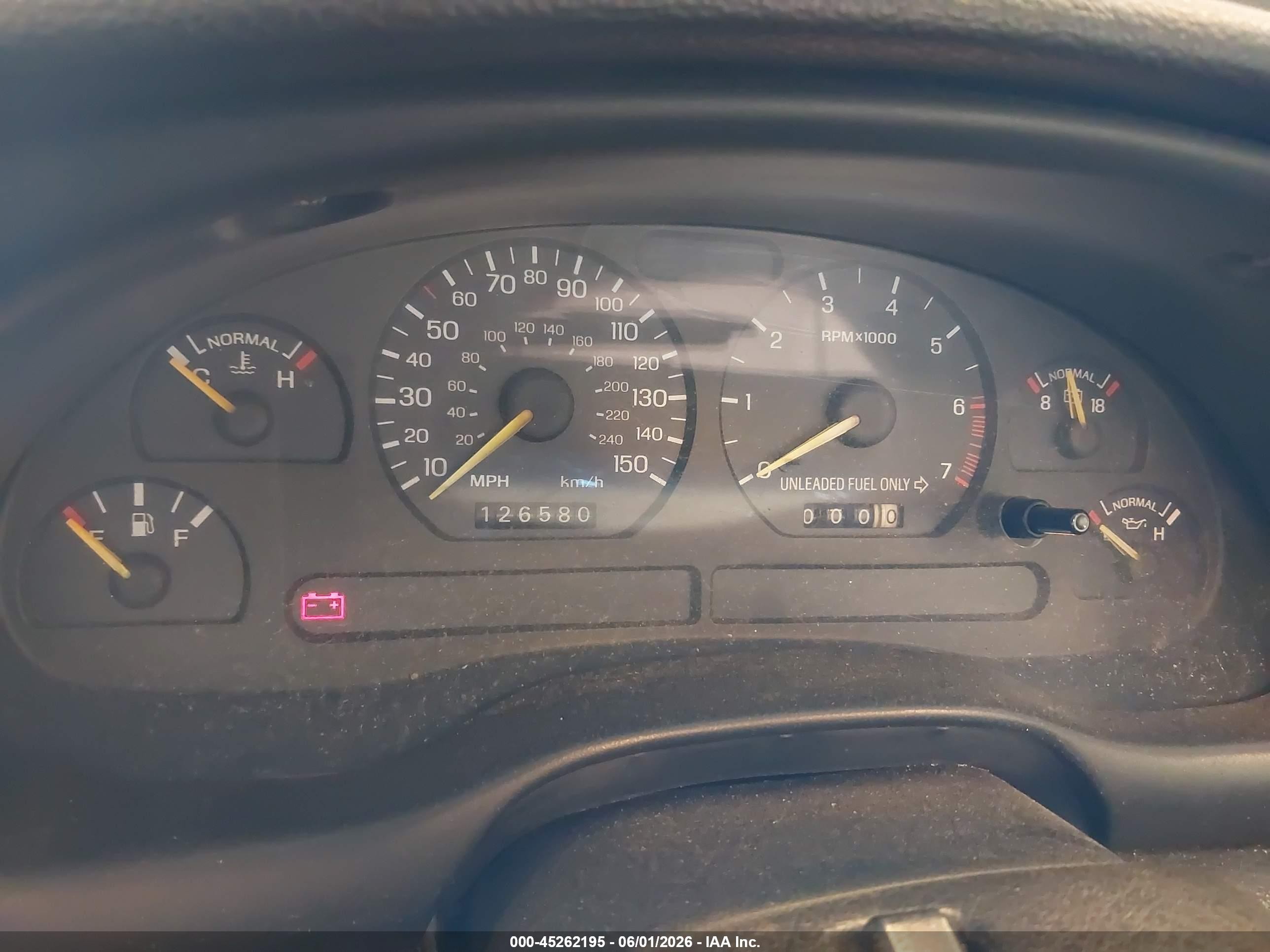 1994 Ford Mustang Gt Black vin: 1FALP45T0RF209550