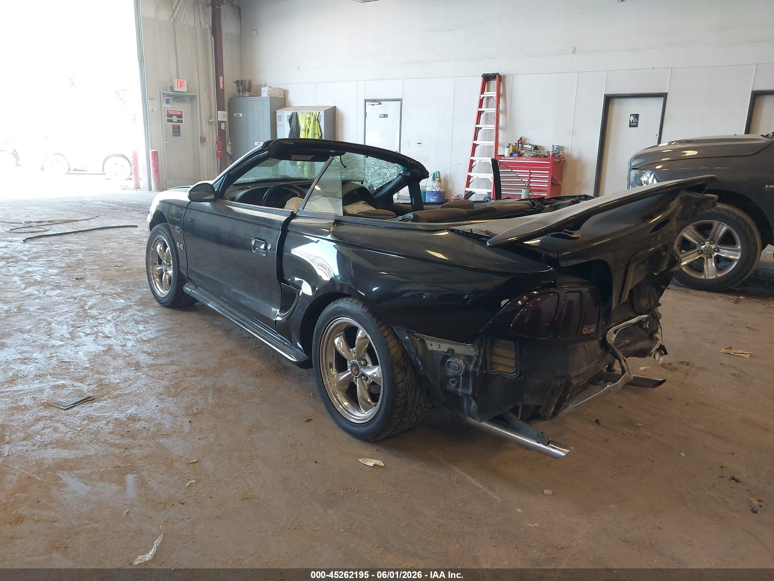 1994 Ford Mustang Gt Black vin: 1FALP45T0RF209550