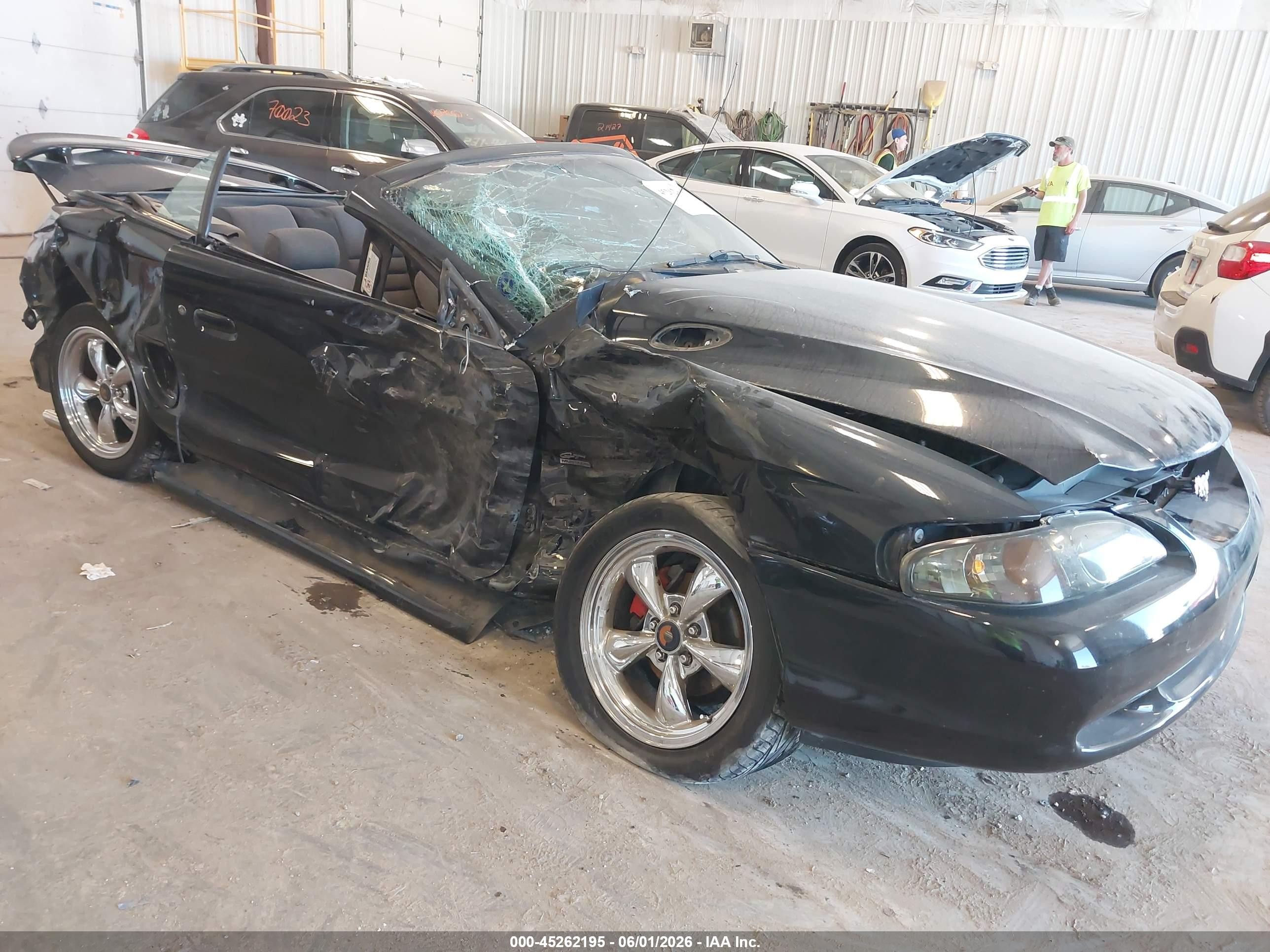 1994 Ford Mustang Gt Black vin: 1FALP45T0RF209550