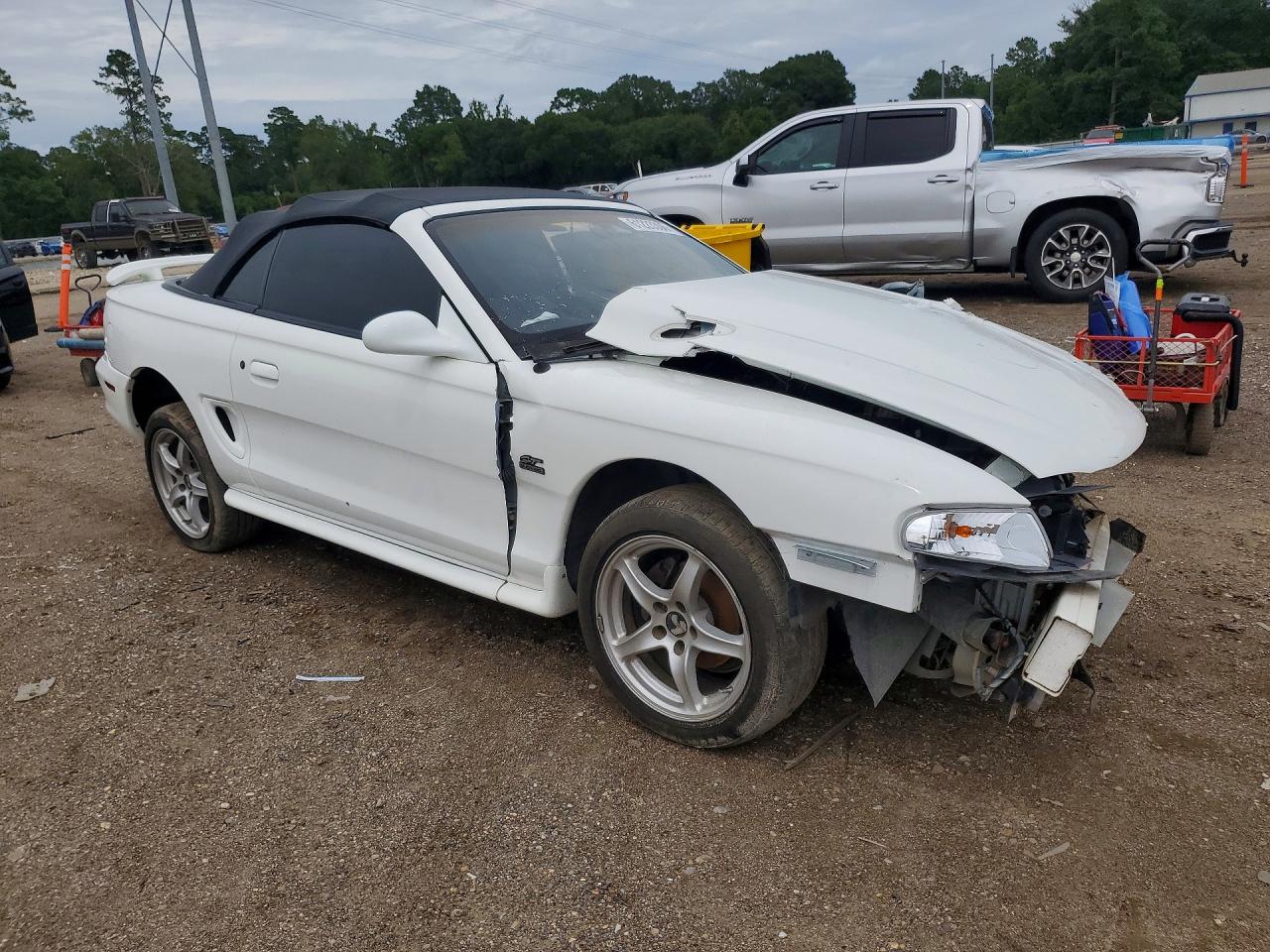 1995 Ford Mustang Gt/gts White vin: 1FALP45T1SF252753