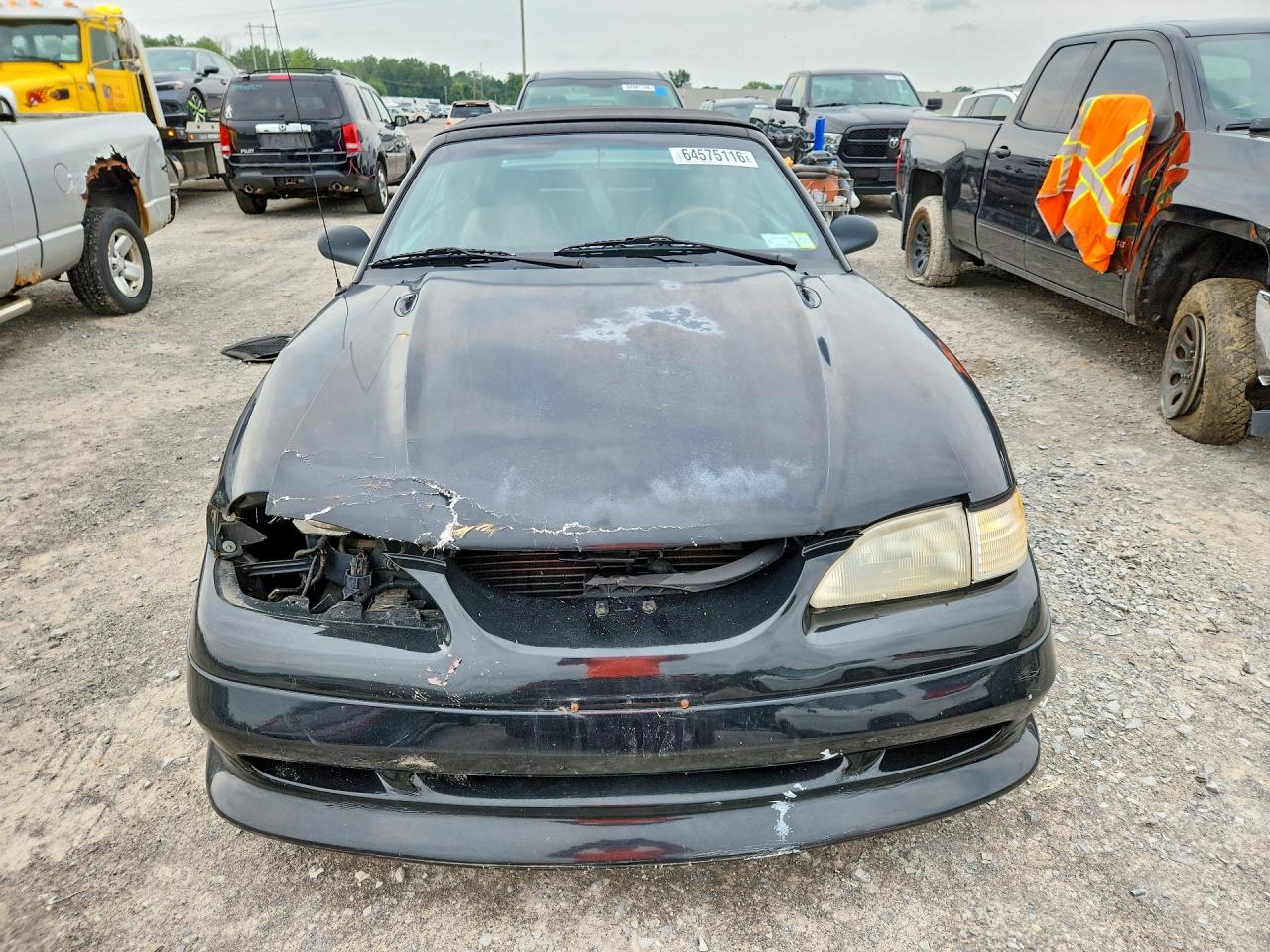 1994 Ford Mustang Gt Black vin: 1FALP45T2RF159427