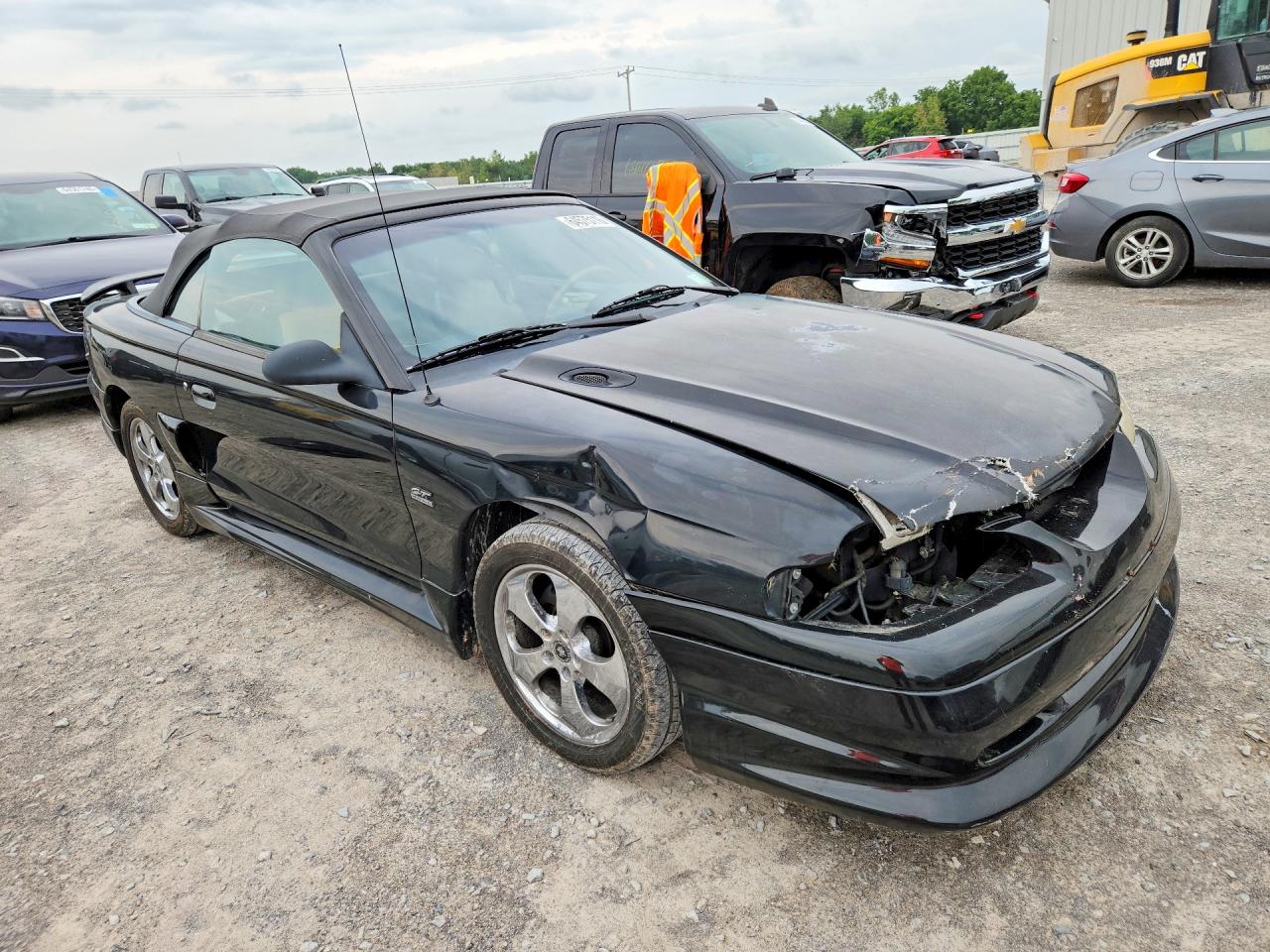 1994 Ford Mustang Gt Black vin: 1FALP45T2RF159427