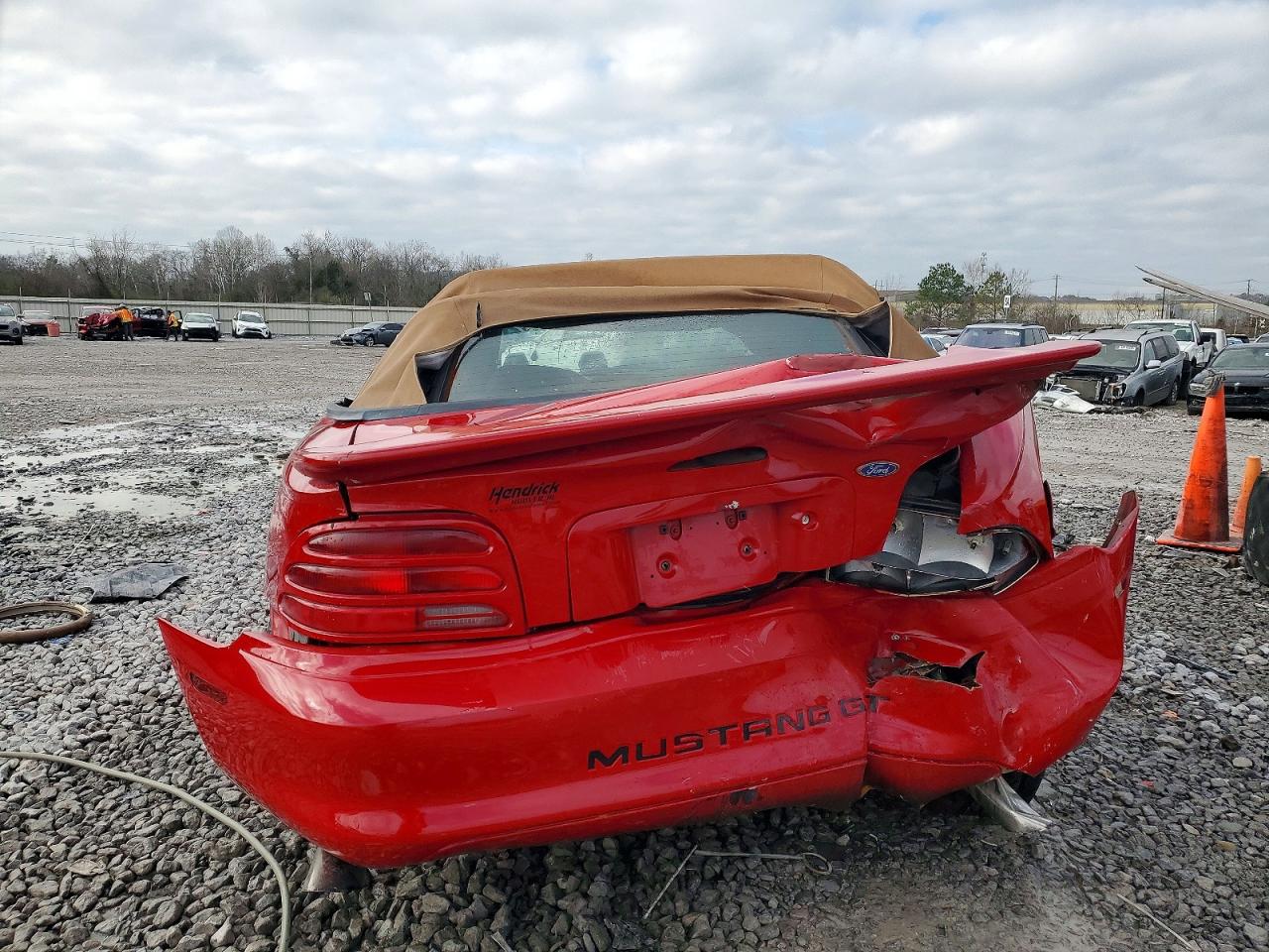 1994 Ford Mustang Gt Red vin: 1FALP45T2RF198003