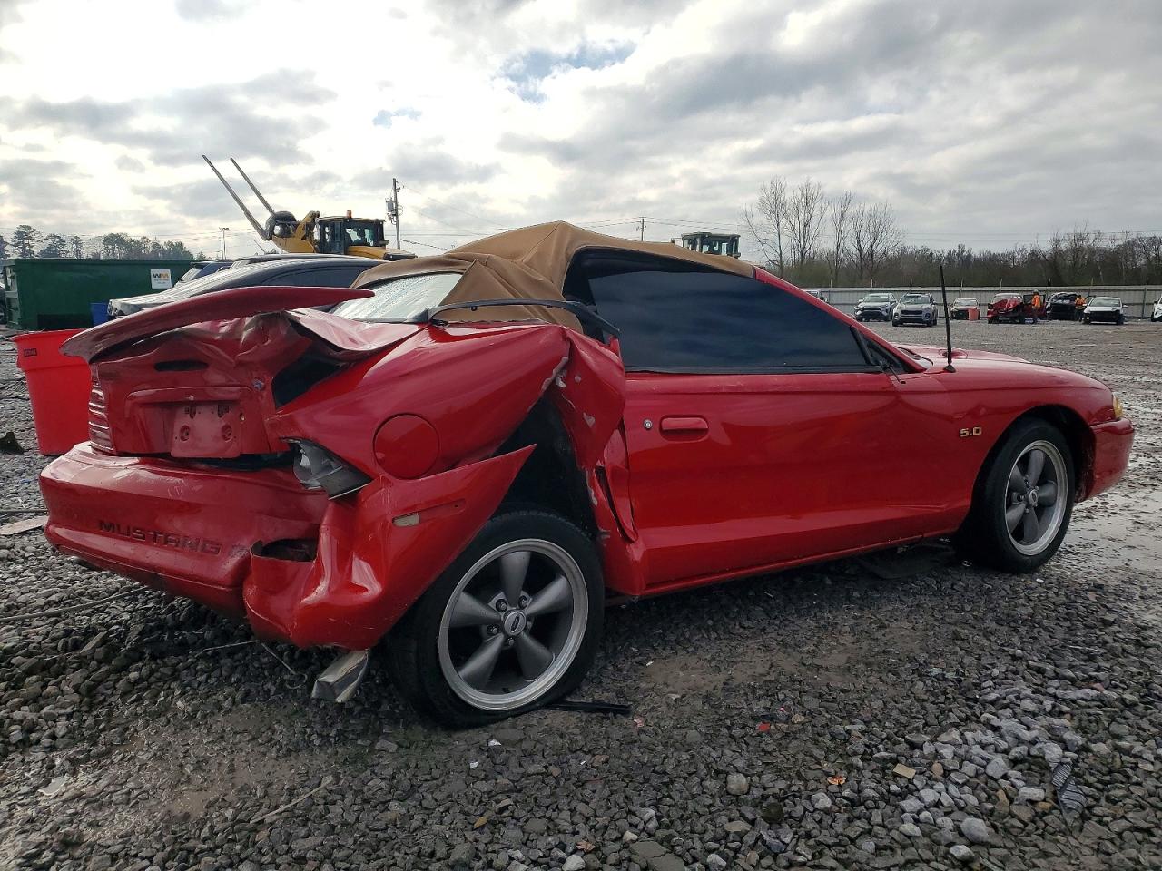 1994 Ford Mustang Gt Red vin: 1FALP45T2RF198003
