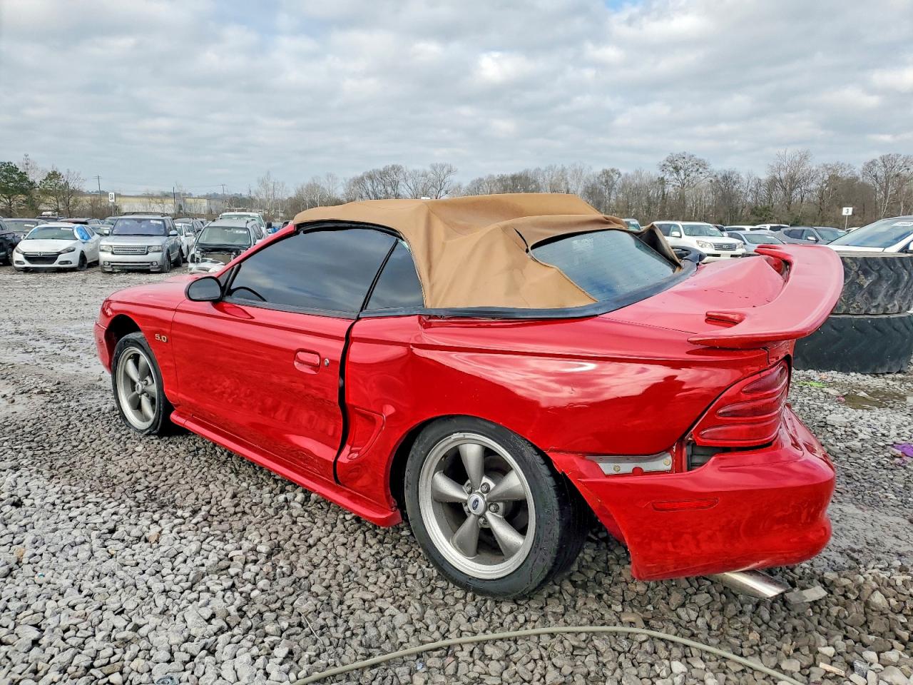 1994 Ford Mustang Gt Red vin: 1FALP45T2RF198003
