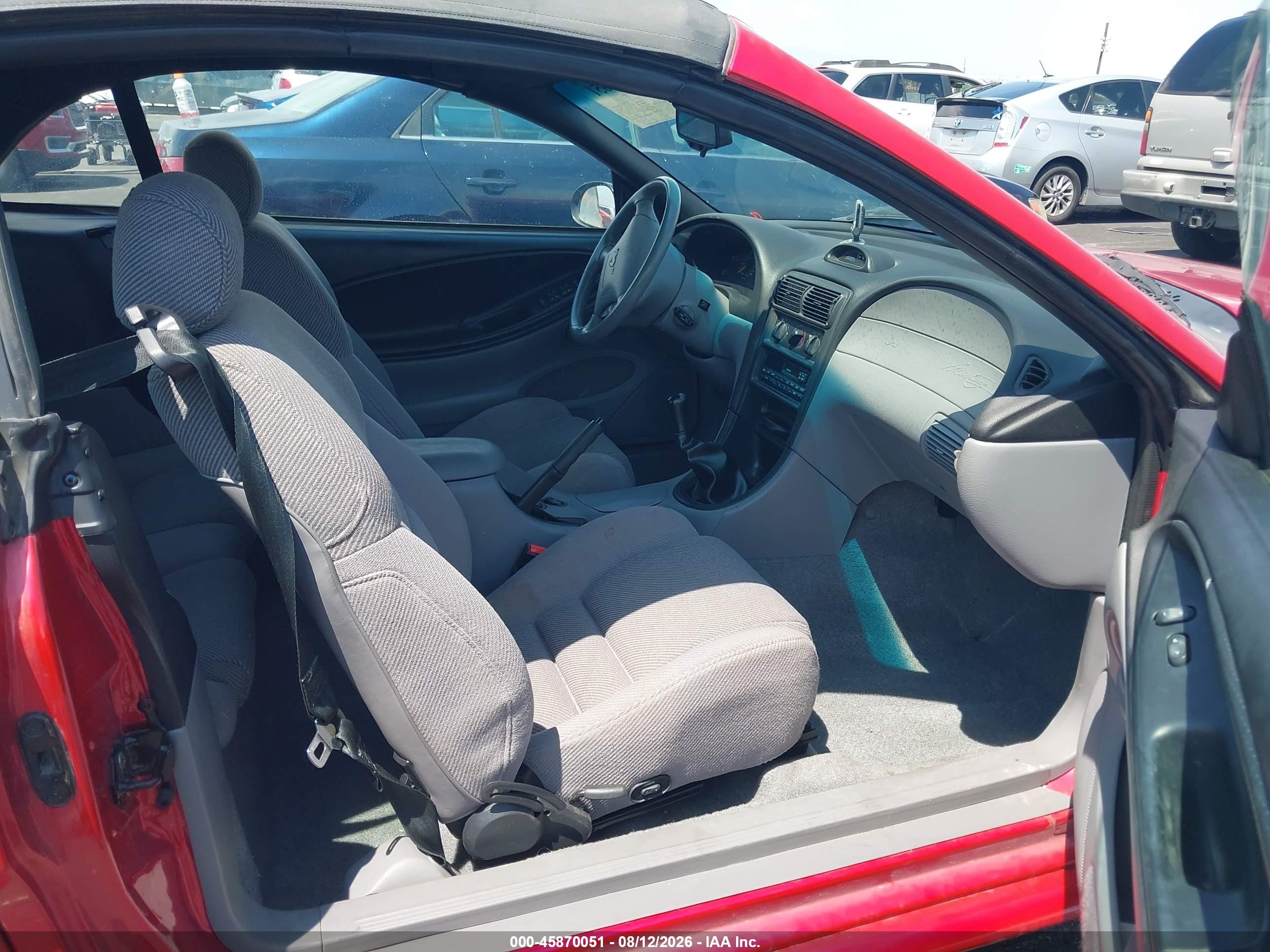 1994 Ford Mustang Gt Red vin: 1FALP45T3RF175975