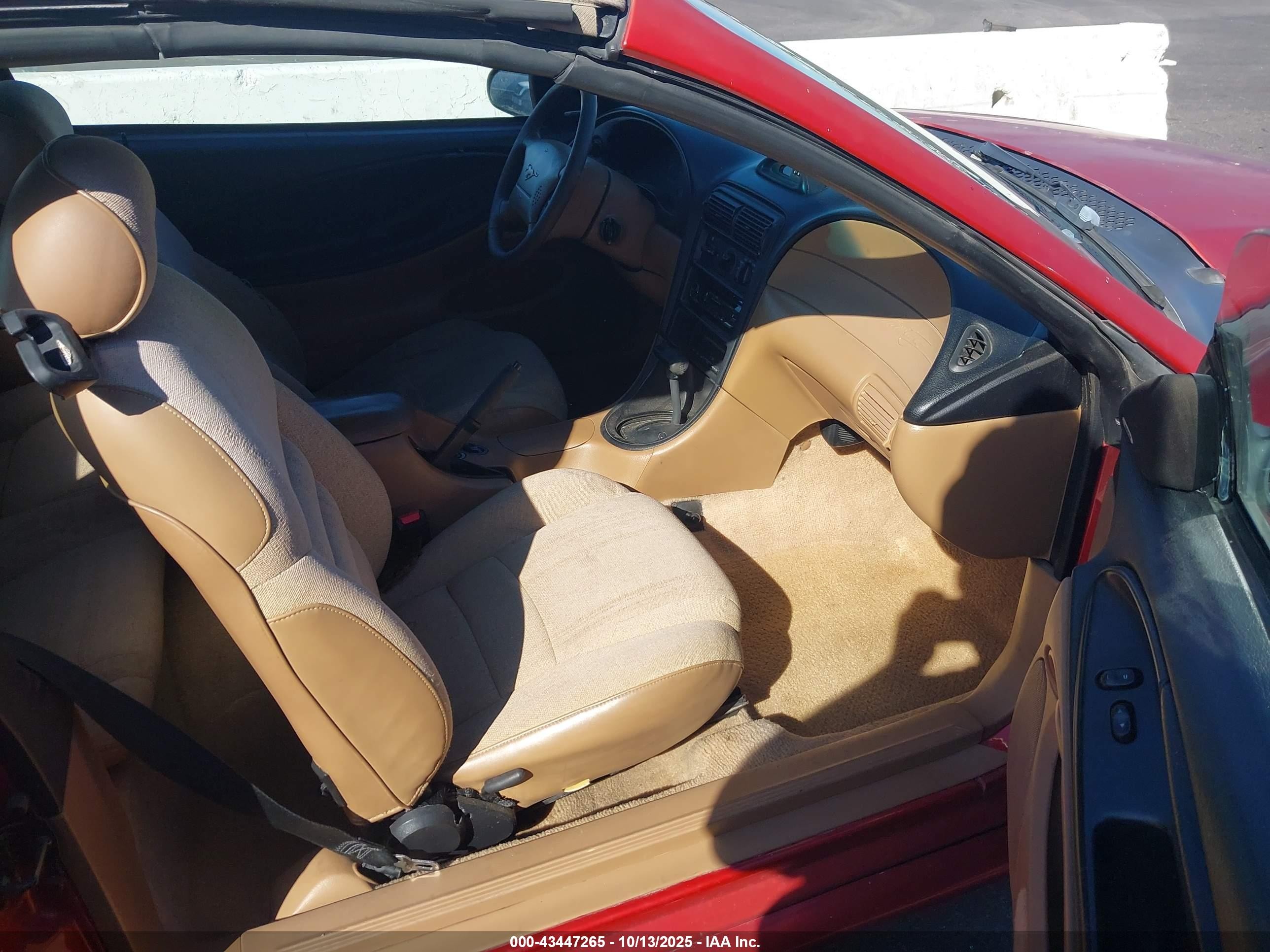 1995 Ford Mustang Gt/gts Red vin: 1FALP45T4SF114396