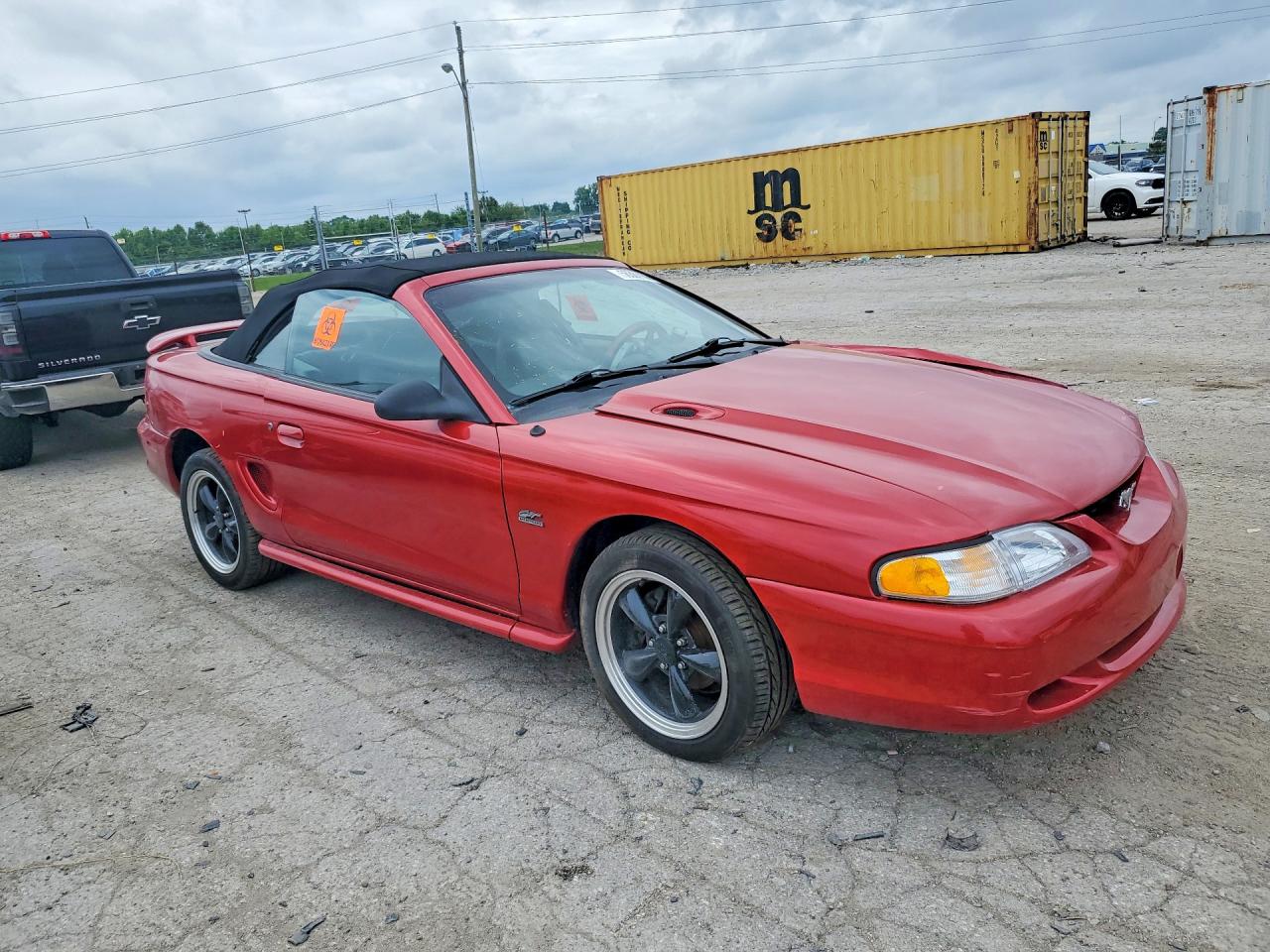 1994 Ford Mustang Gt Red vin: 1FALP45T6RF149726