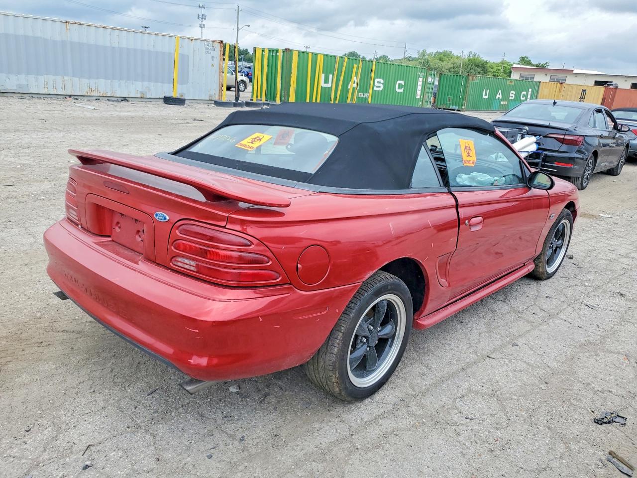 1994 Ford Mustang Gt Red vin: 1FALP45T6RF149726