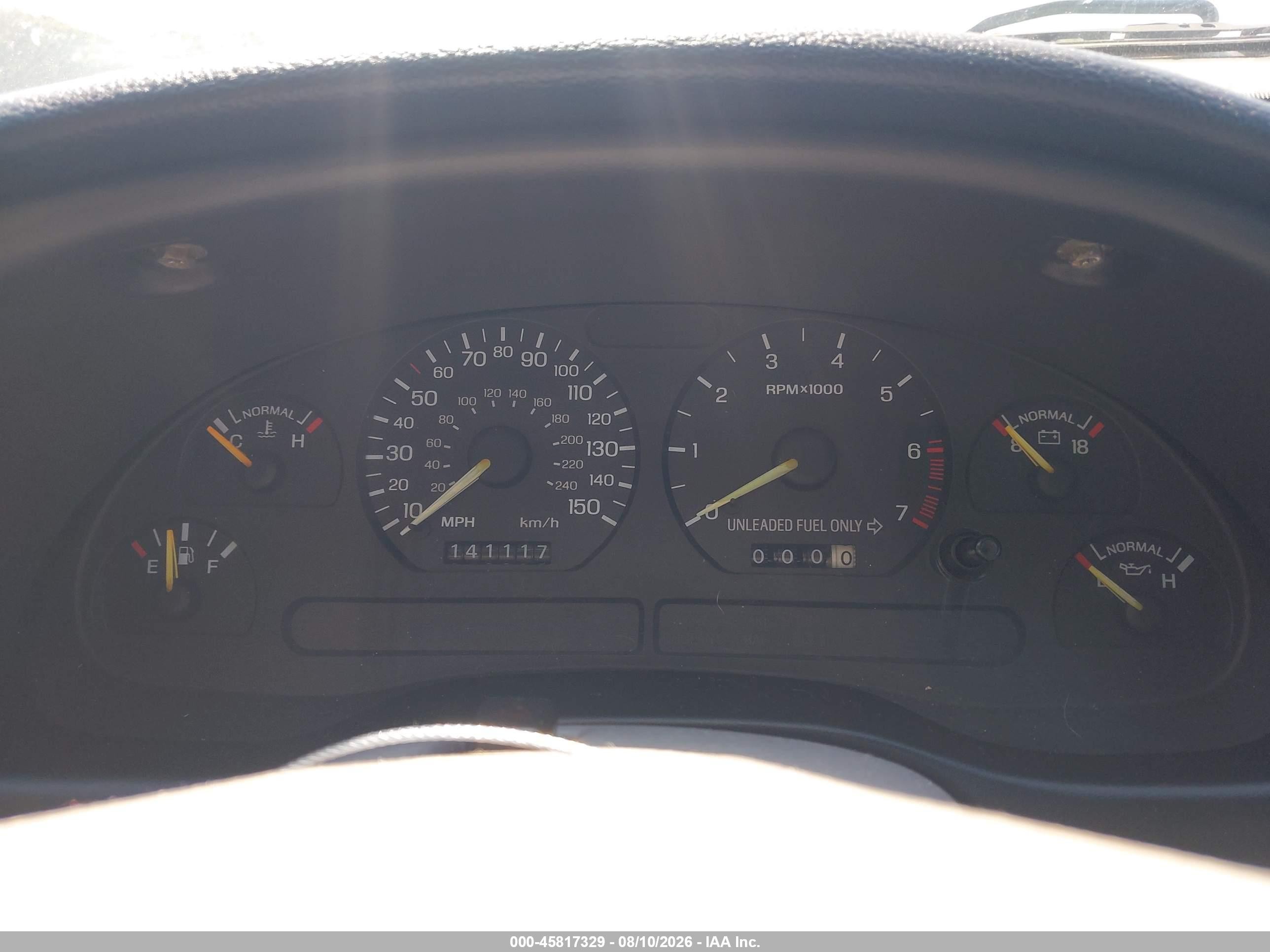 1994 Ford Mustang Gt Red vin: 1FALP45T6RF225820