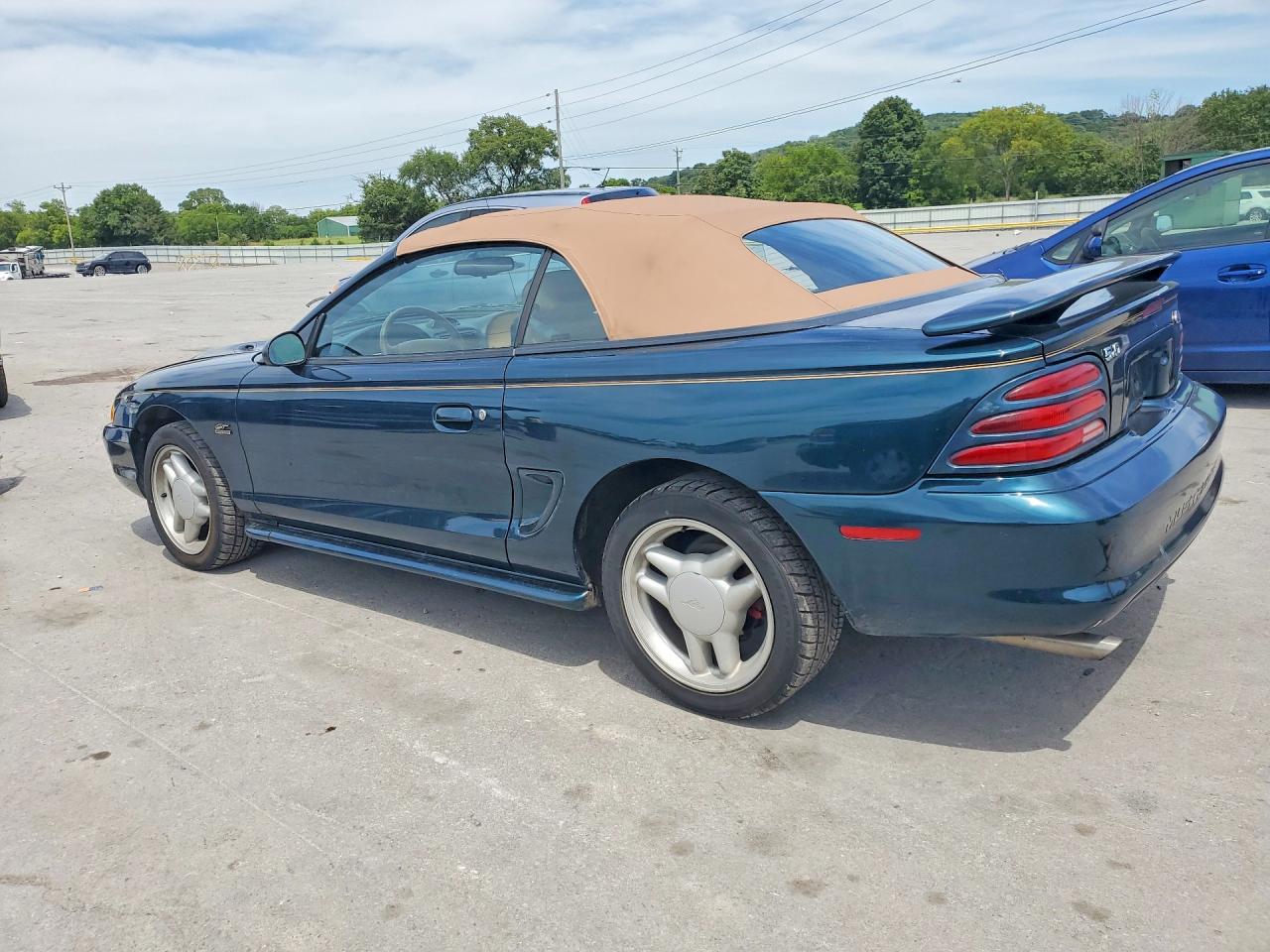 1995 Ford Mustang Gt Бирюзовый vin: 1FALP45T8SF104129