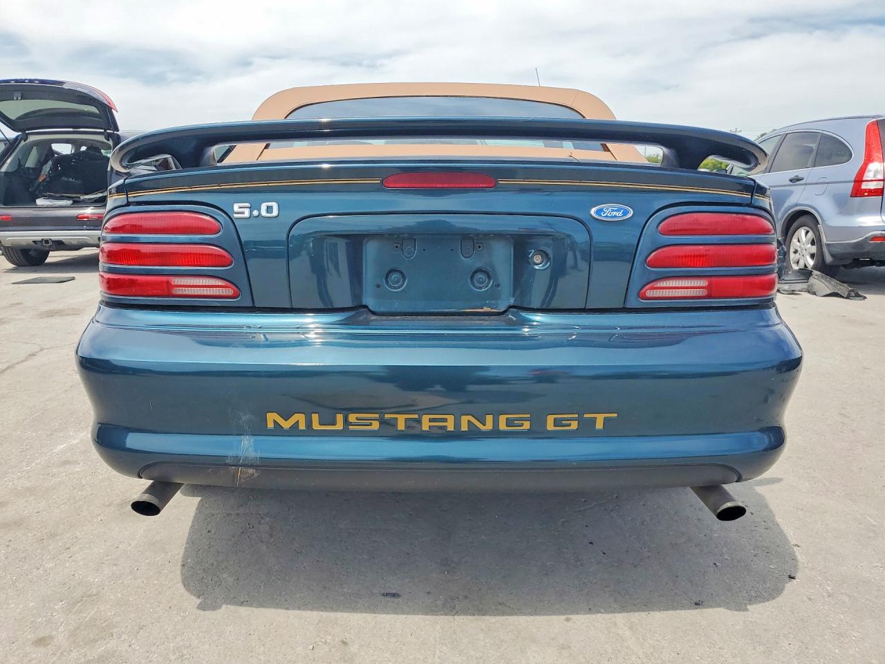 1995 Ford Mustang Gt Бирюзовый vin: 1FALP45T8SF104129