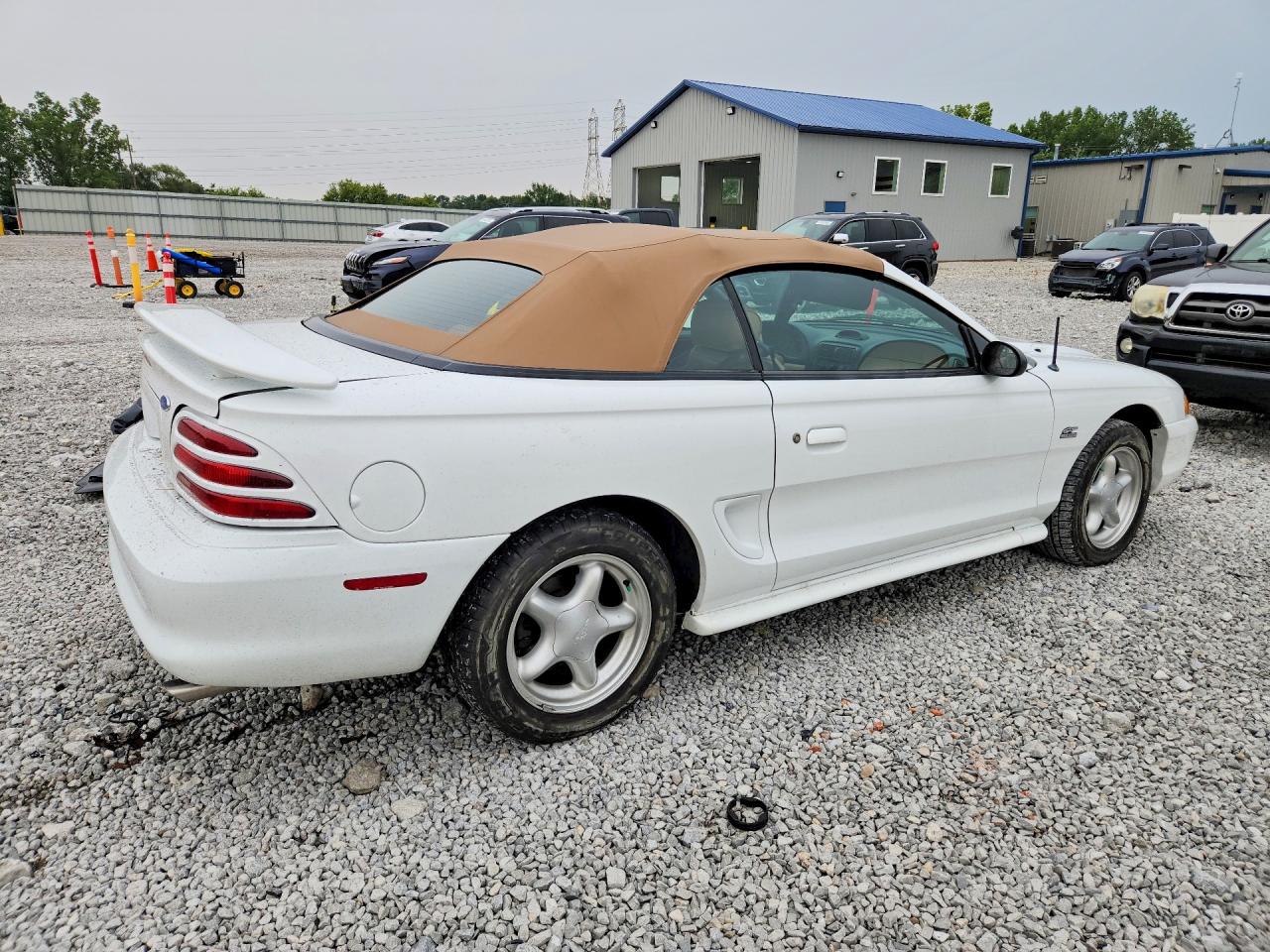 1995 Ford Mustang Gt White vin: 1FALP45T8SF104602