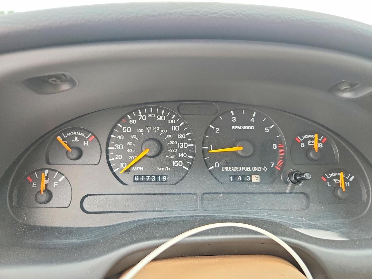 1995 Ford Mustang Gt White vin: 1FALP45T8SF104602