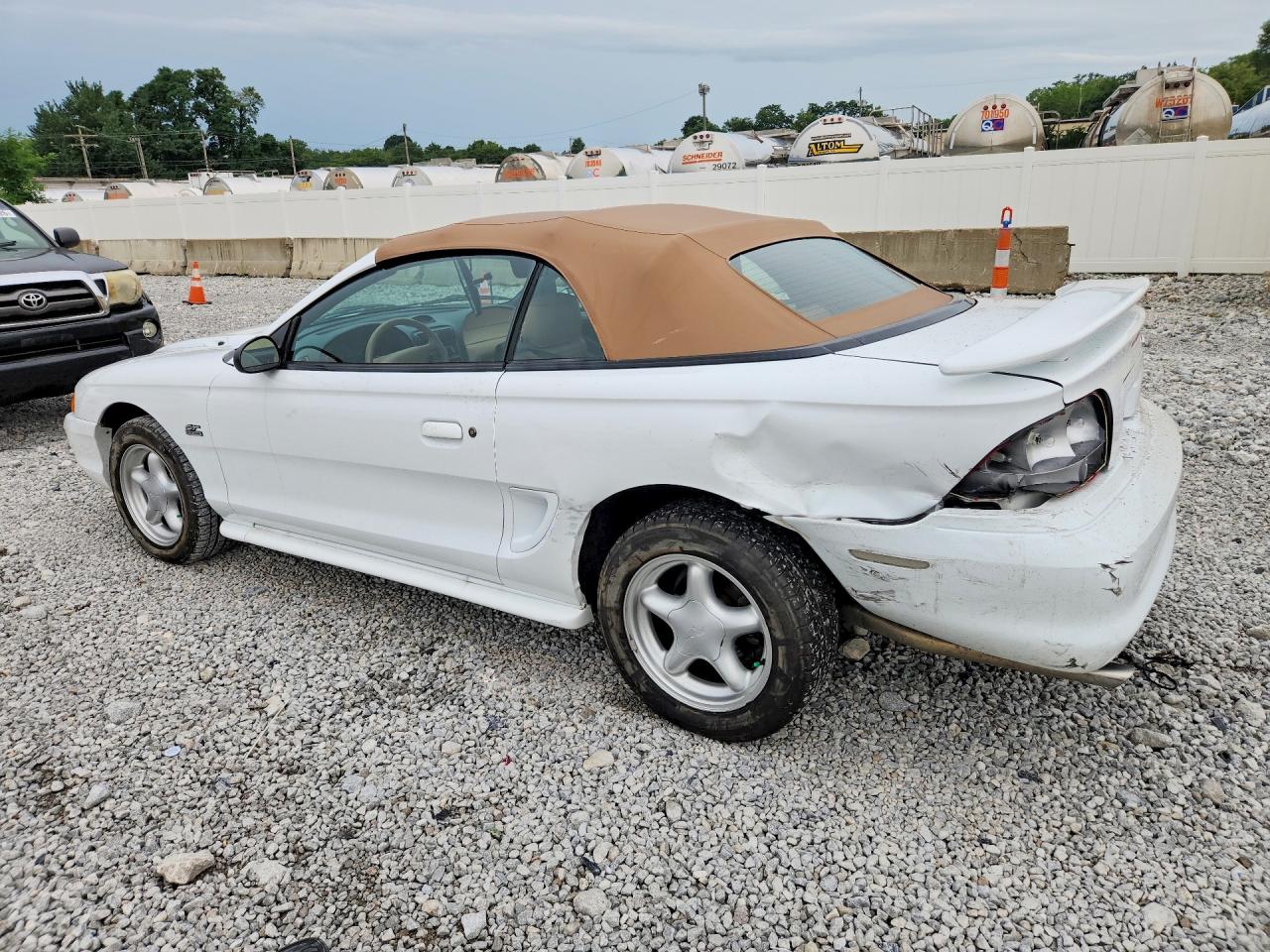 1995 Ford Mustang Gt White vin: 1FALP45T8SF104602