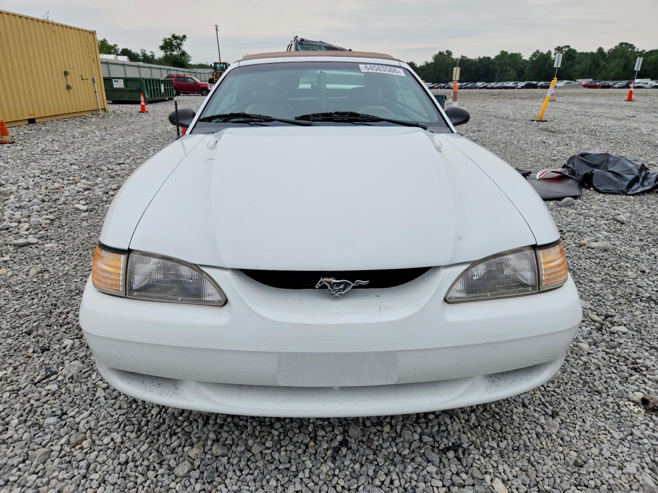 1995 Ford Mustang Gt White vin: 1FALP45T8SF104602