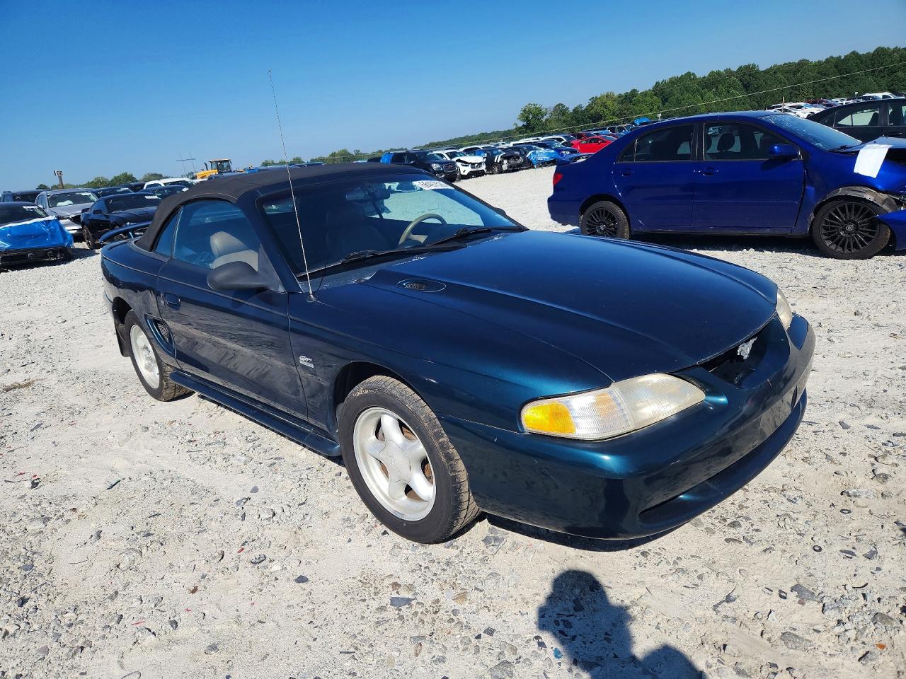 1994 Ford Mustang Gt Teal vin: 1FALP45T9RF120608