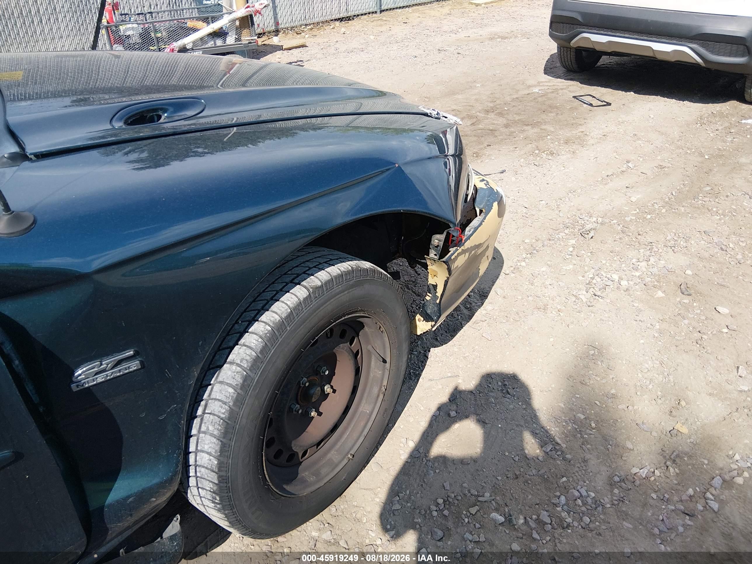 1995 Ford Mustang Gt/gts Зеленый vin: 1FALP45T9SF126009