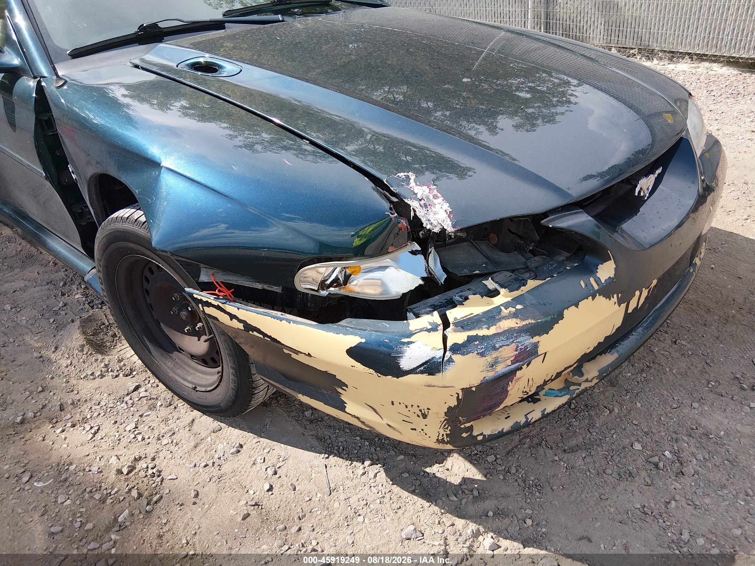 1995 Ford Mustang Gt/gts Зеленый vin: 1FALP45T9SF126009