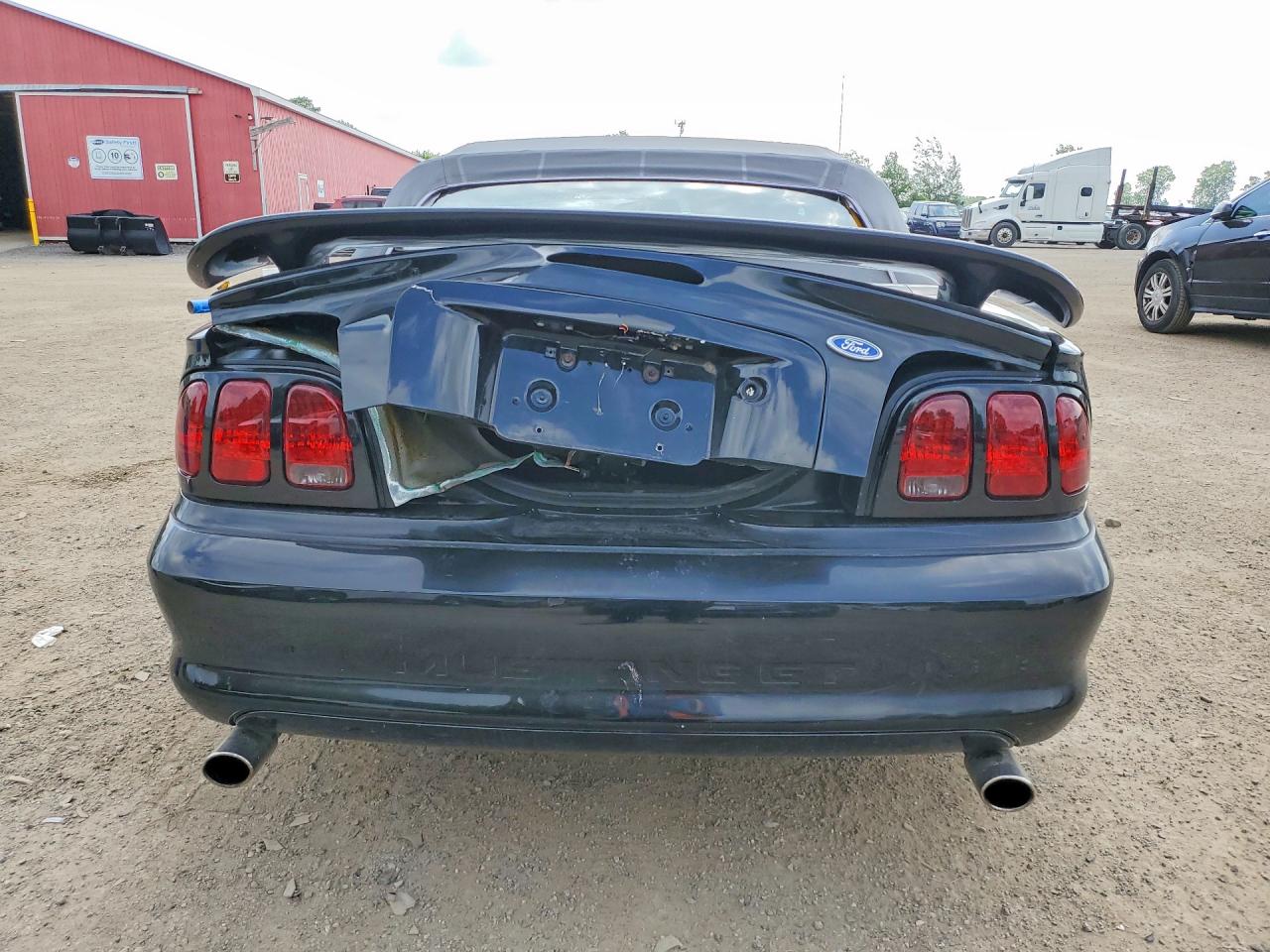 1995 Ford Mustang Gt Black vin: 1FALP45T9SF229155