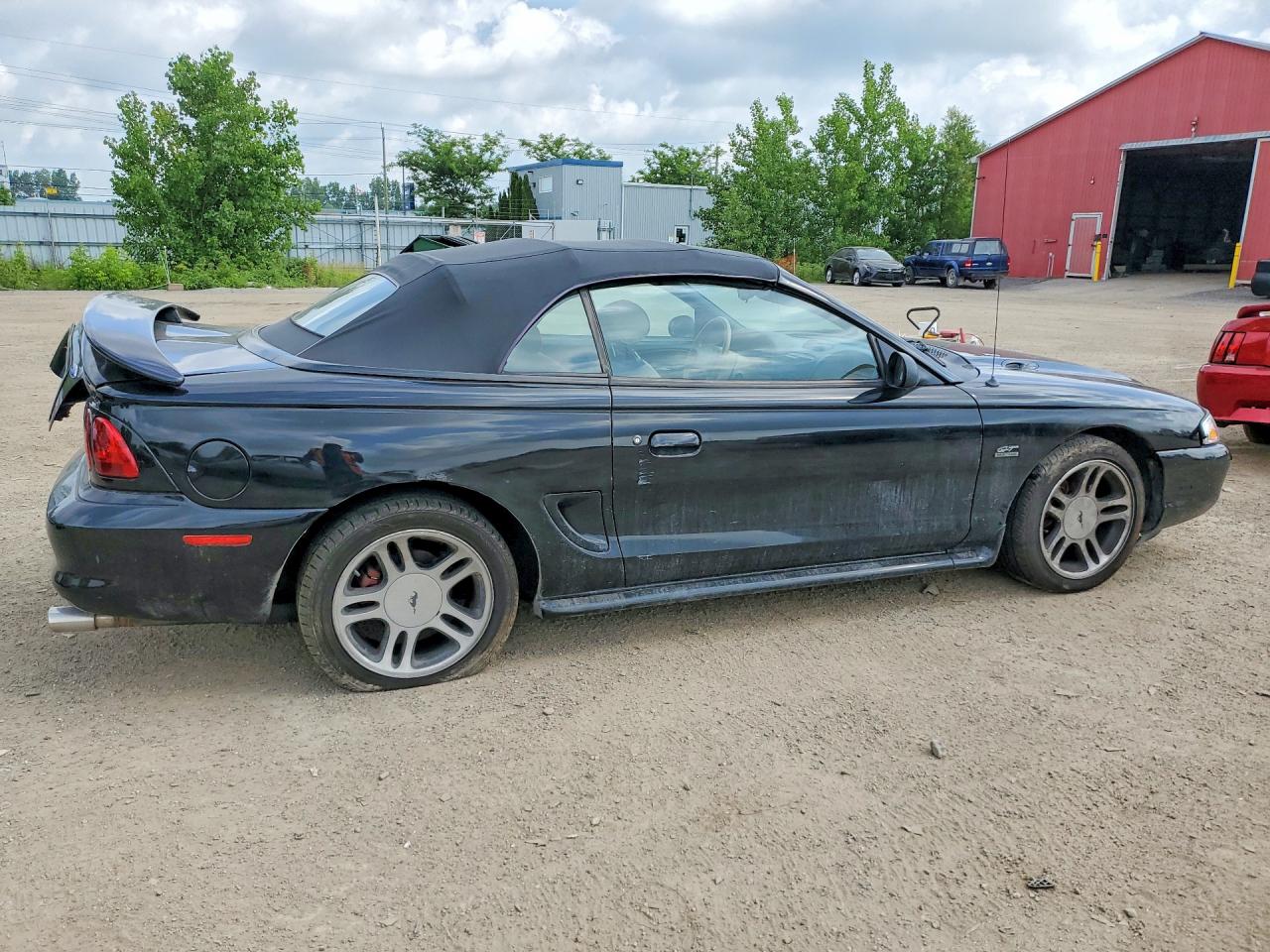 1995 Ford Mustang Gt Black vin: 1FALP45T9SF229155