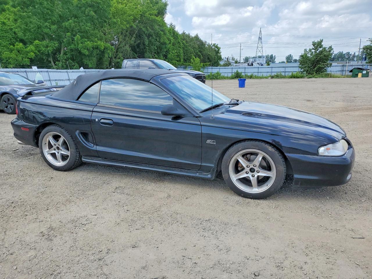 1995 Ford Mustang Gt Black vin: 1FALP45T9SF238549