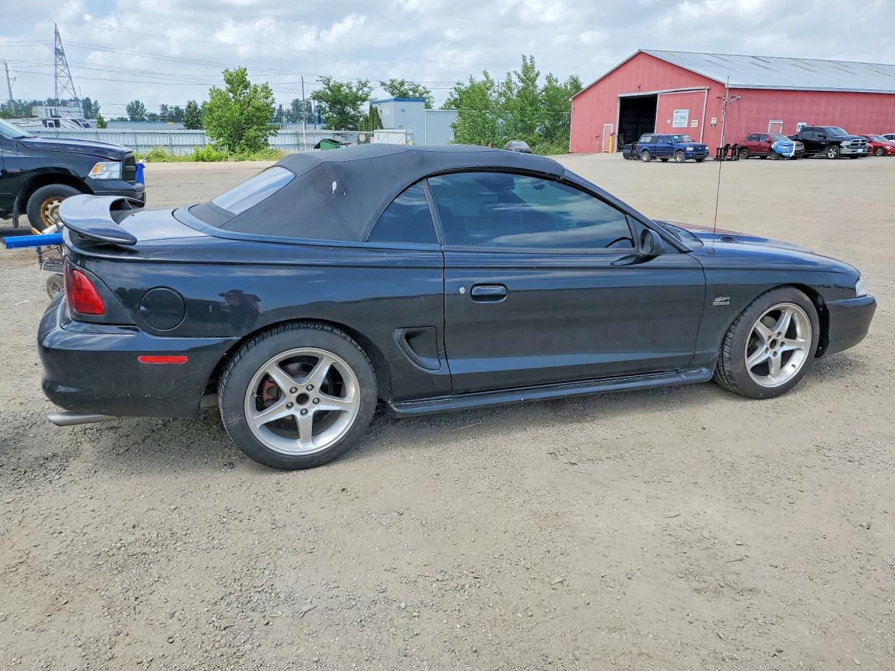 1995 Ford Mustang Gt Black vin: 1FALP45T9SF238549