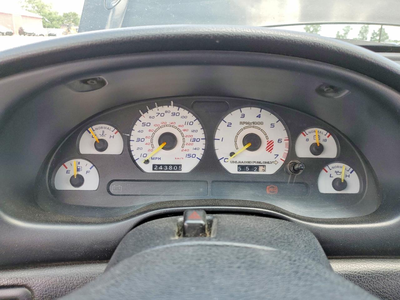 1995 Ford Mustang Gt Black vin: 1FALP45T9SF238549