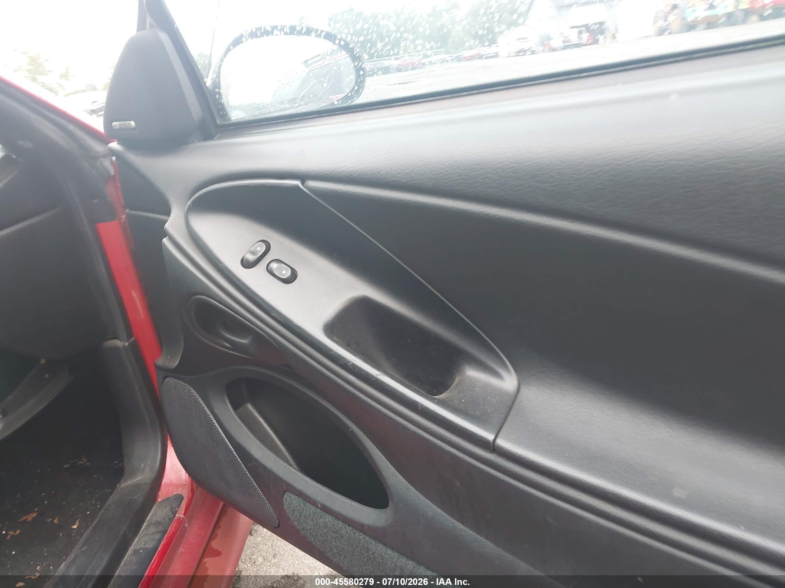 1996 Ford Mustang Gt Red vin: 1FALP45X0TF221448