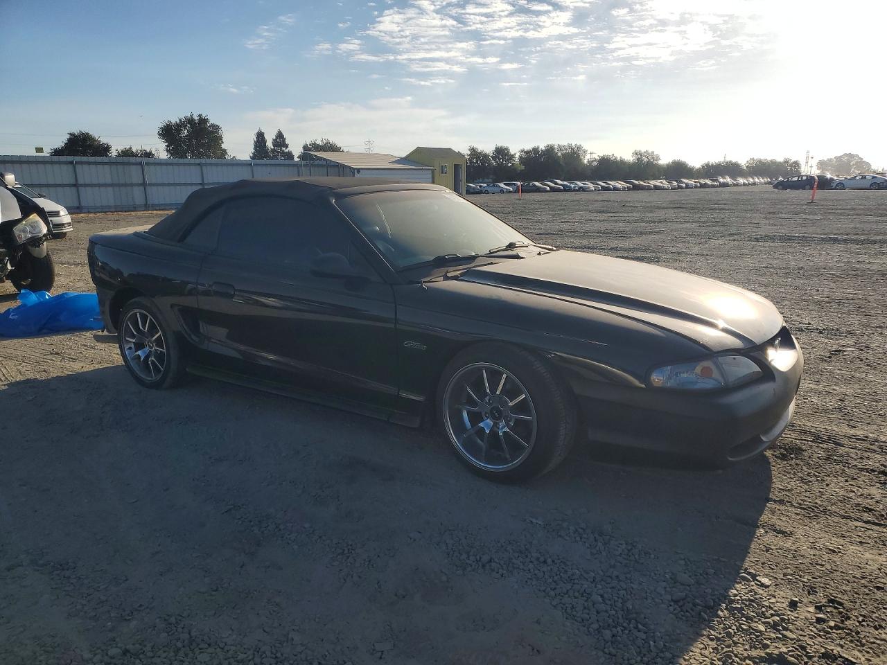 1997 Ford Mustang Gt Black vin: 1FALP45X0VF185733