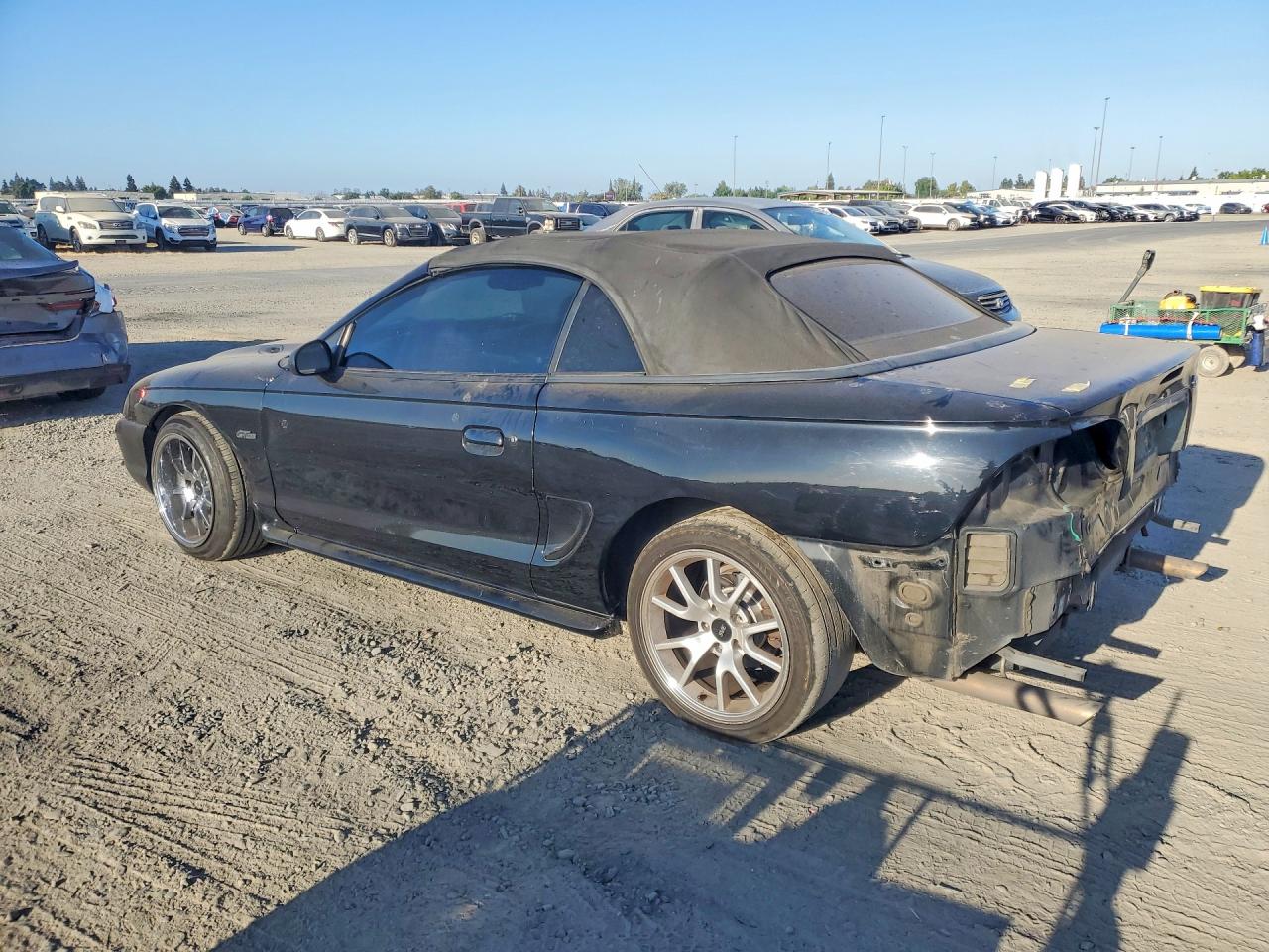 1997 Ford Mustang Gt Black vin: 1FALP45X0VF185733