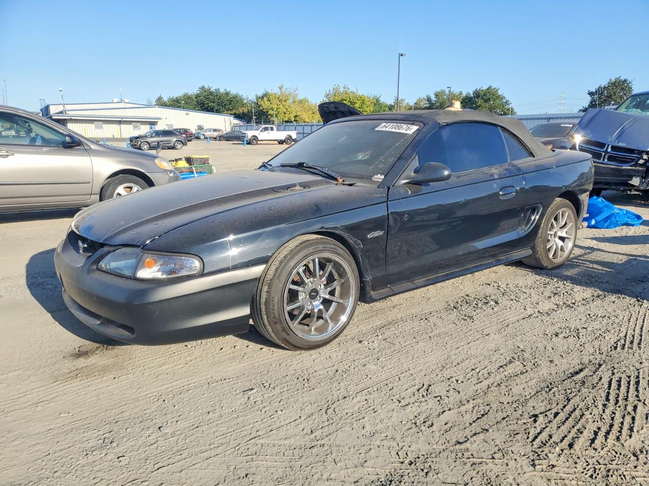 1997 Ford Mustang Gt Black vin: 1FALP45X0VF185733