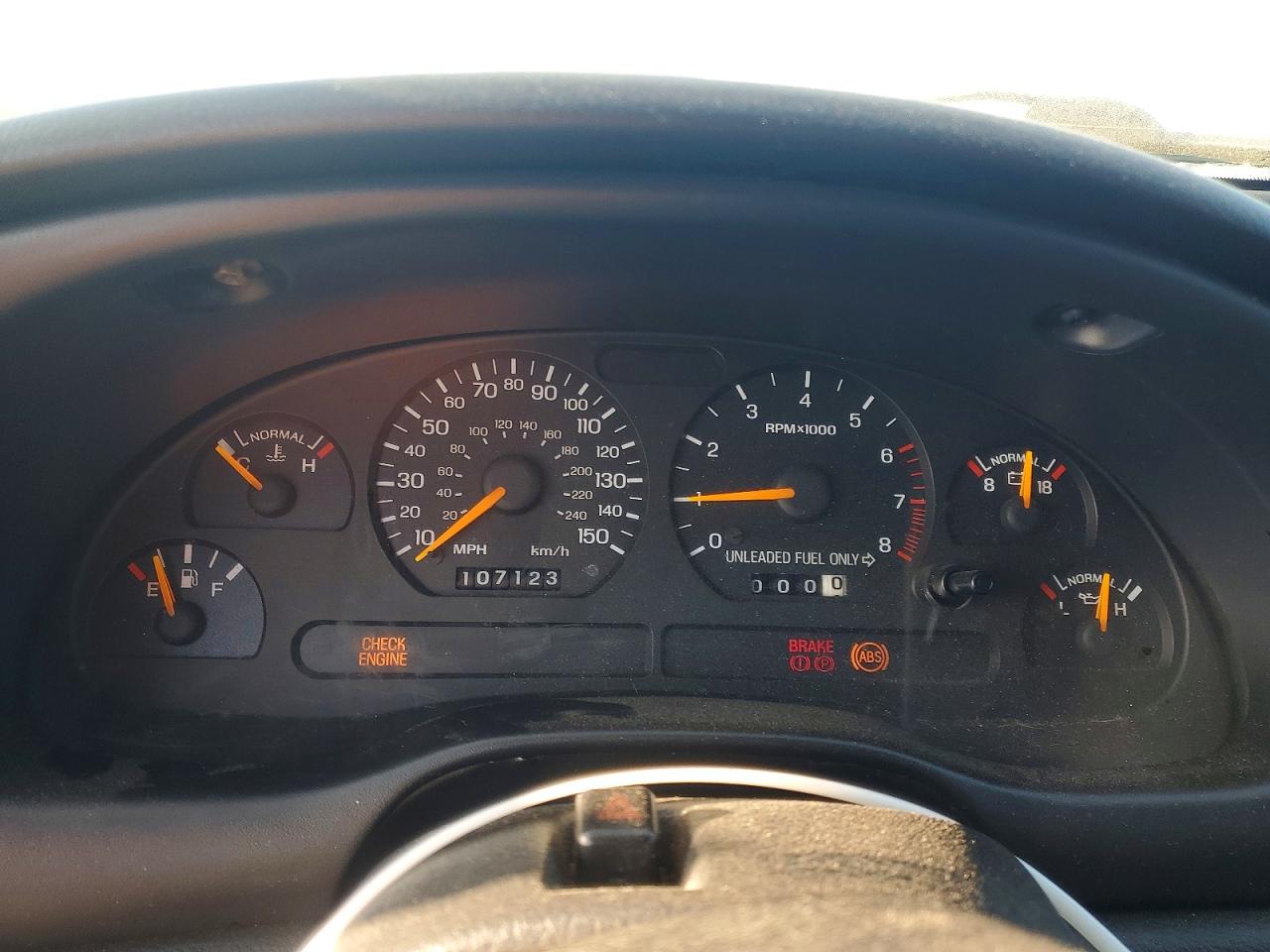 1997 Ford Mustang Gt Black vin: 1FALP45X0VF185733