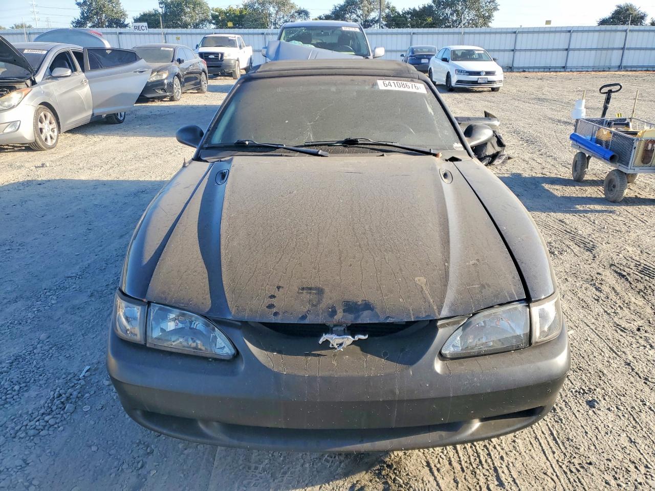 1997 Ford Mustang Gt Black vin: 1FALP45X0VF185733