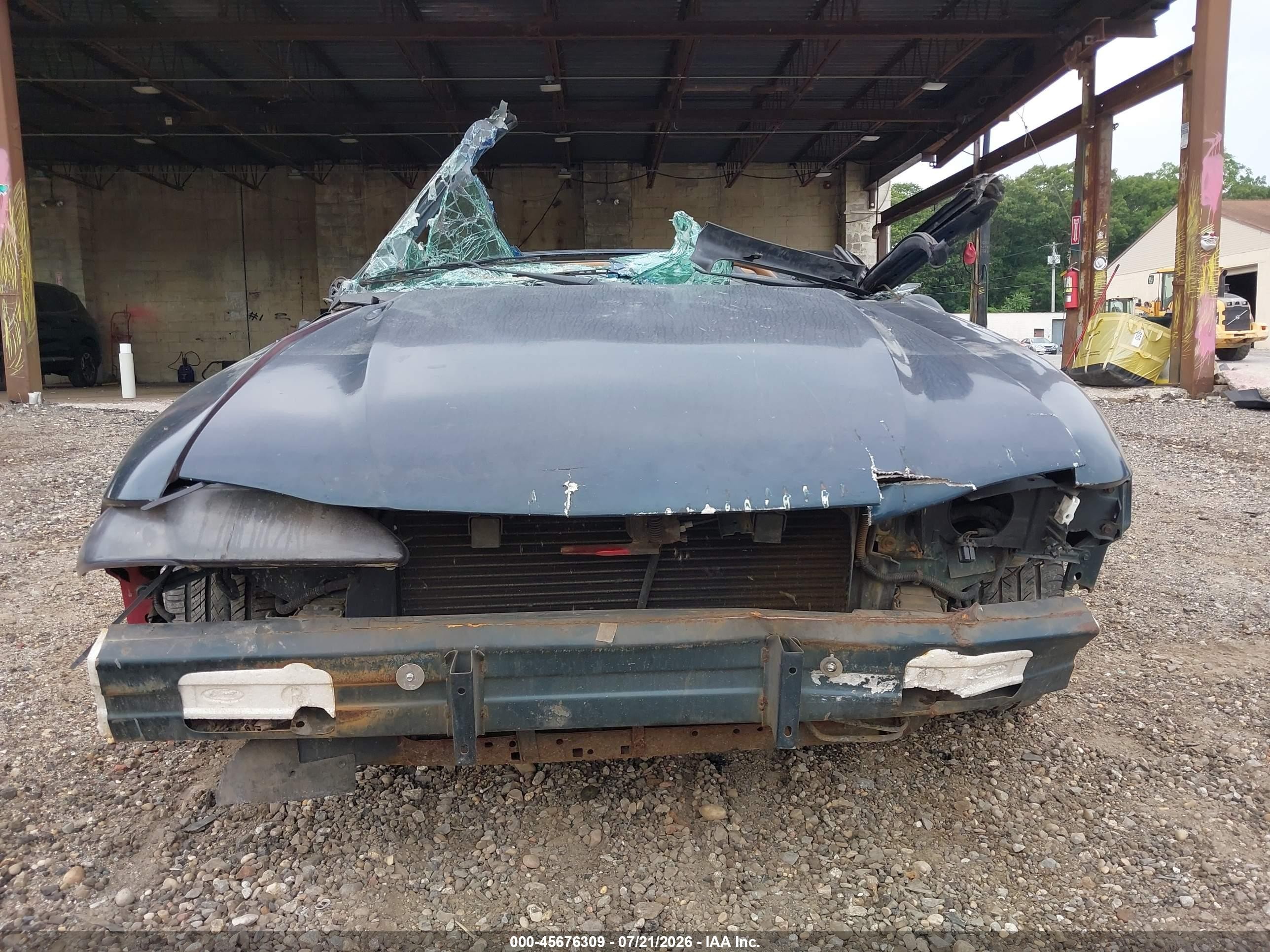 1996 Ford Mustang Gt Зеленый vin: 1FALP45X2TF218888