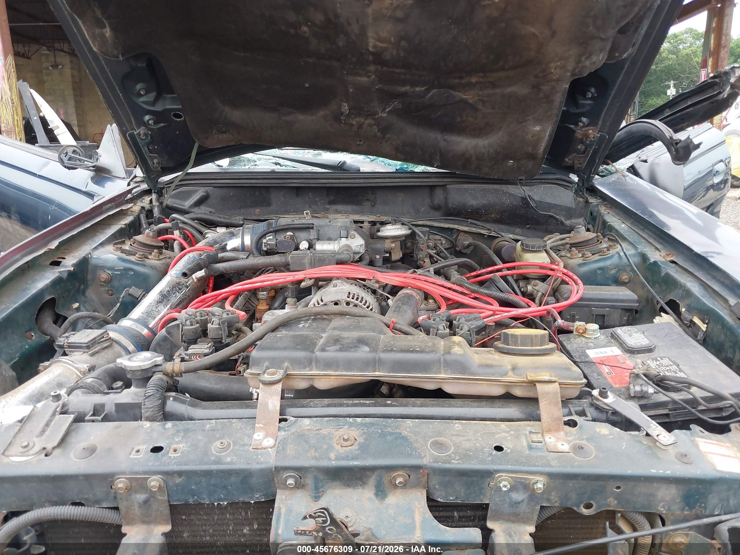 1996 Ford Mustang Gt Зеленый vin: 1FALP45X2TF218888