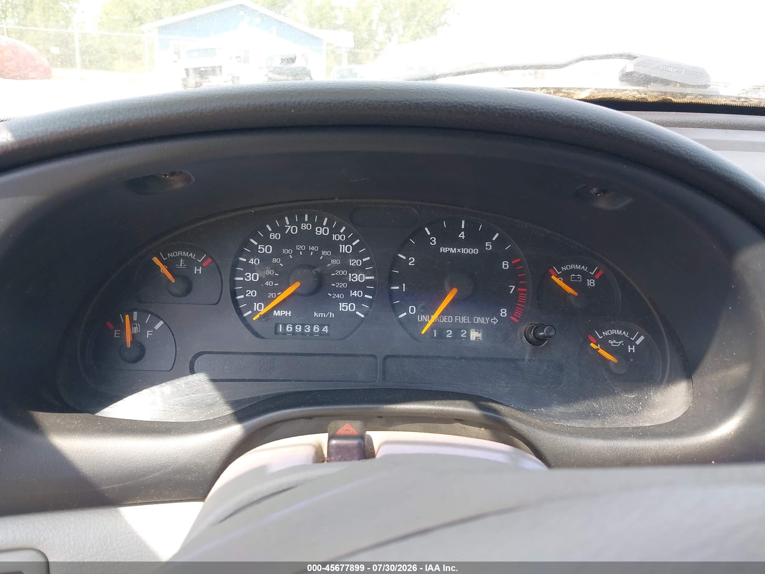 1996 Ford Mustang Gt Фиолетовый vin: 1FALP45X6TF219395
