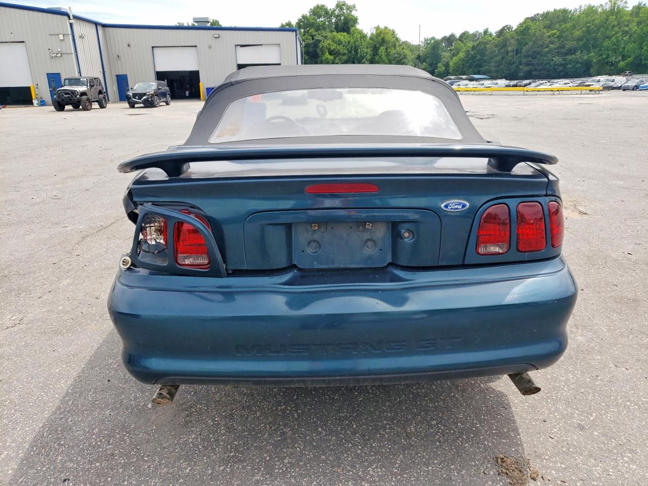 1996 Ford Mustang Gt Blue vin: 1FALP45X7TF133576