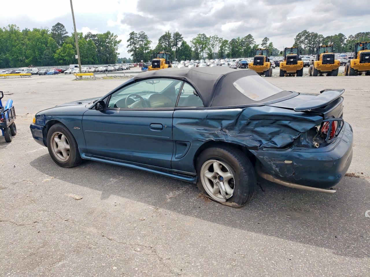 1996 Ford Mustang Gt Blue vin: 1FALP45X7TF133576