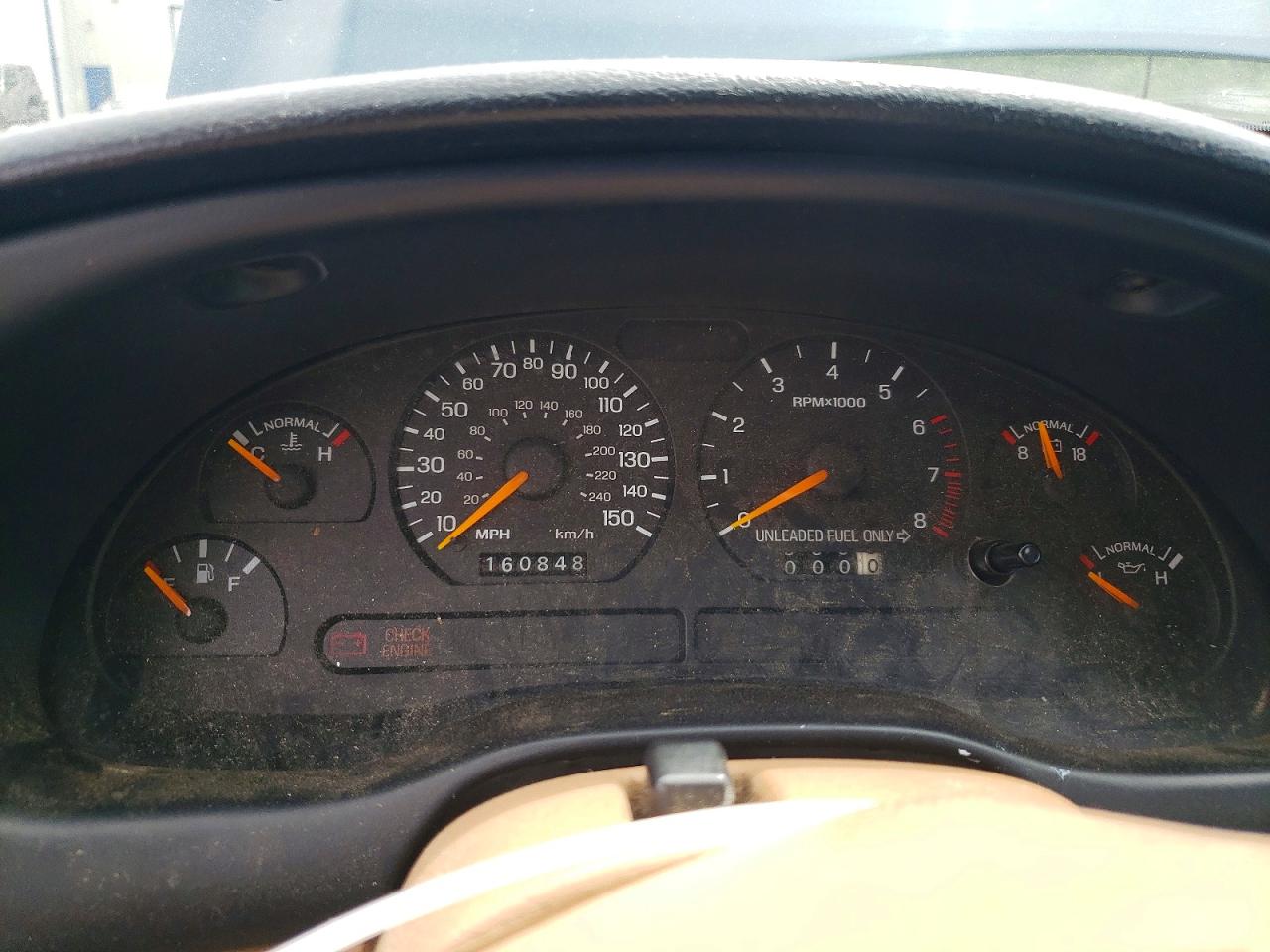 1996 Ford Mustang Gt Blue vin: 1FALP45X7TF133576
