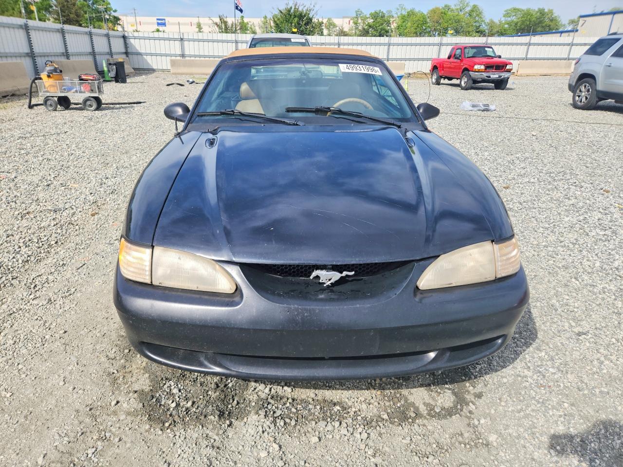 1996 Ford Mustang Gt Black vin: 1FALP45X7TF180669