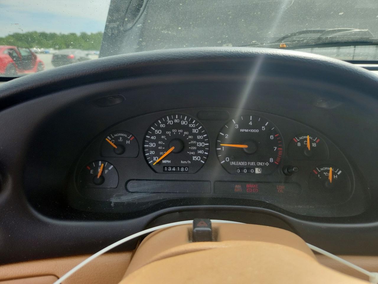 1996 Ford Mustang Gt Black vin: 1FALP45X7TF180669