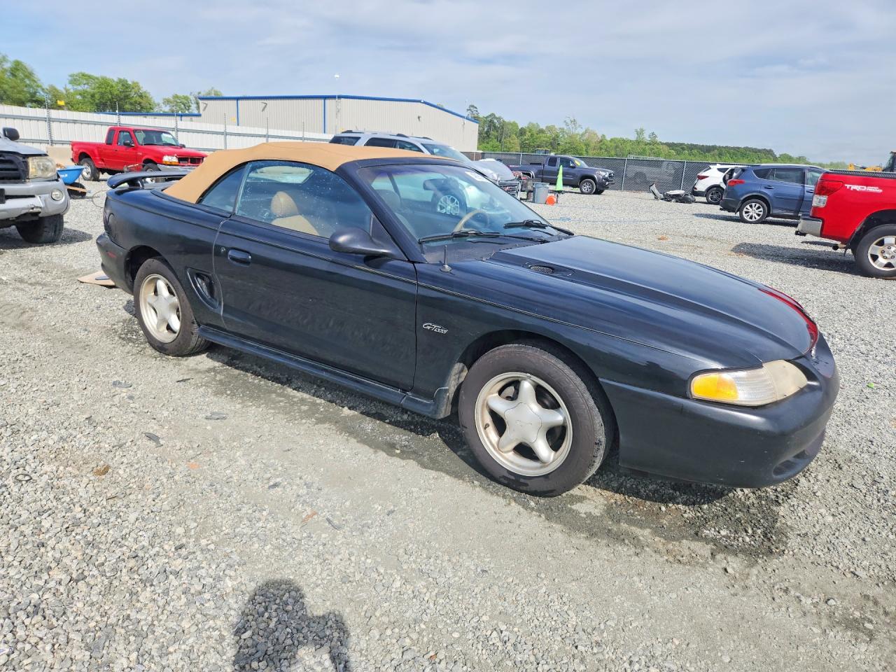 1996 Ford Mustang Gt Black vin: 1FALP45X7TF180669