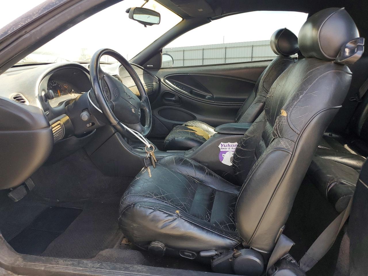 1996 Ford Mustang Gt Black vin: 1FALP45X7TF225268