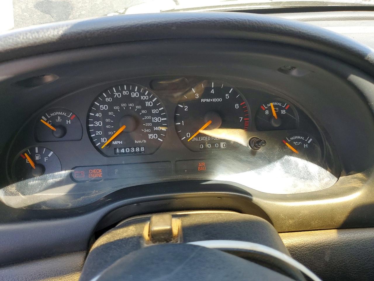 1996 Ford Mustang Gt Black vin: 1FALP45X7TF225268
