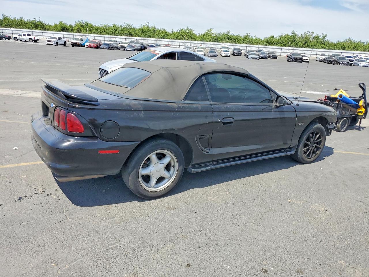 1996 Ford Mustang Gt Black vin: 1FALP45X7TF225268